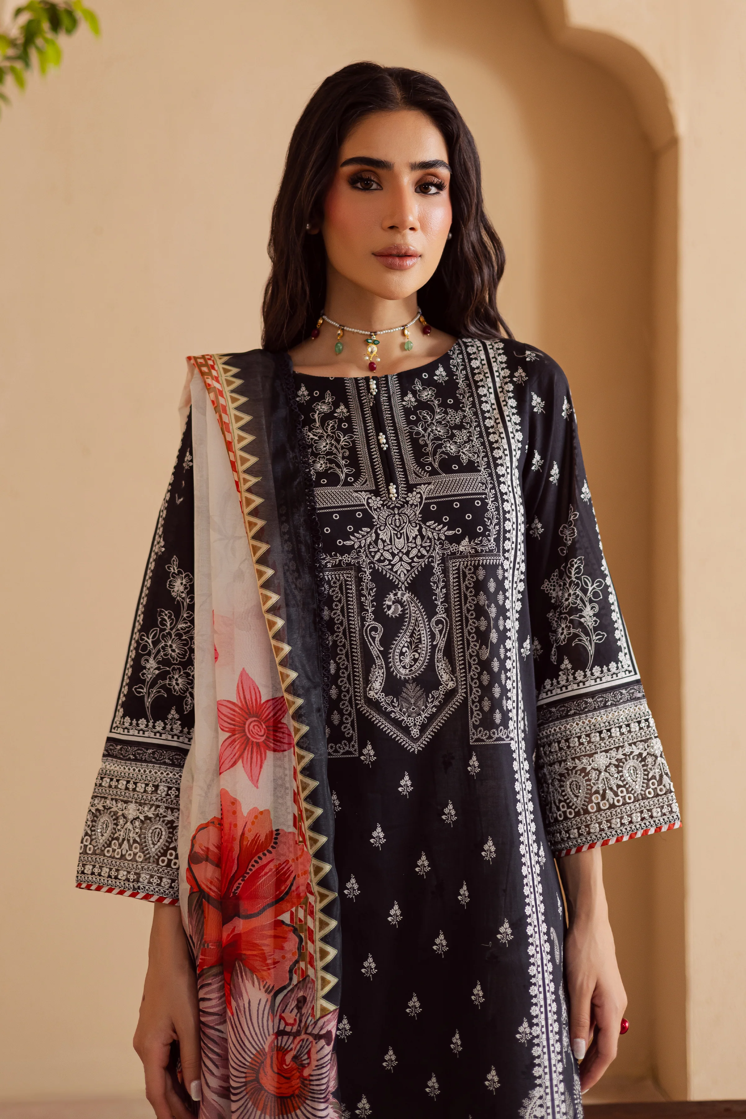 Carter 3Pc - Festive Eid Prints - Image 2