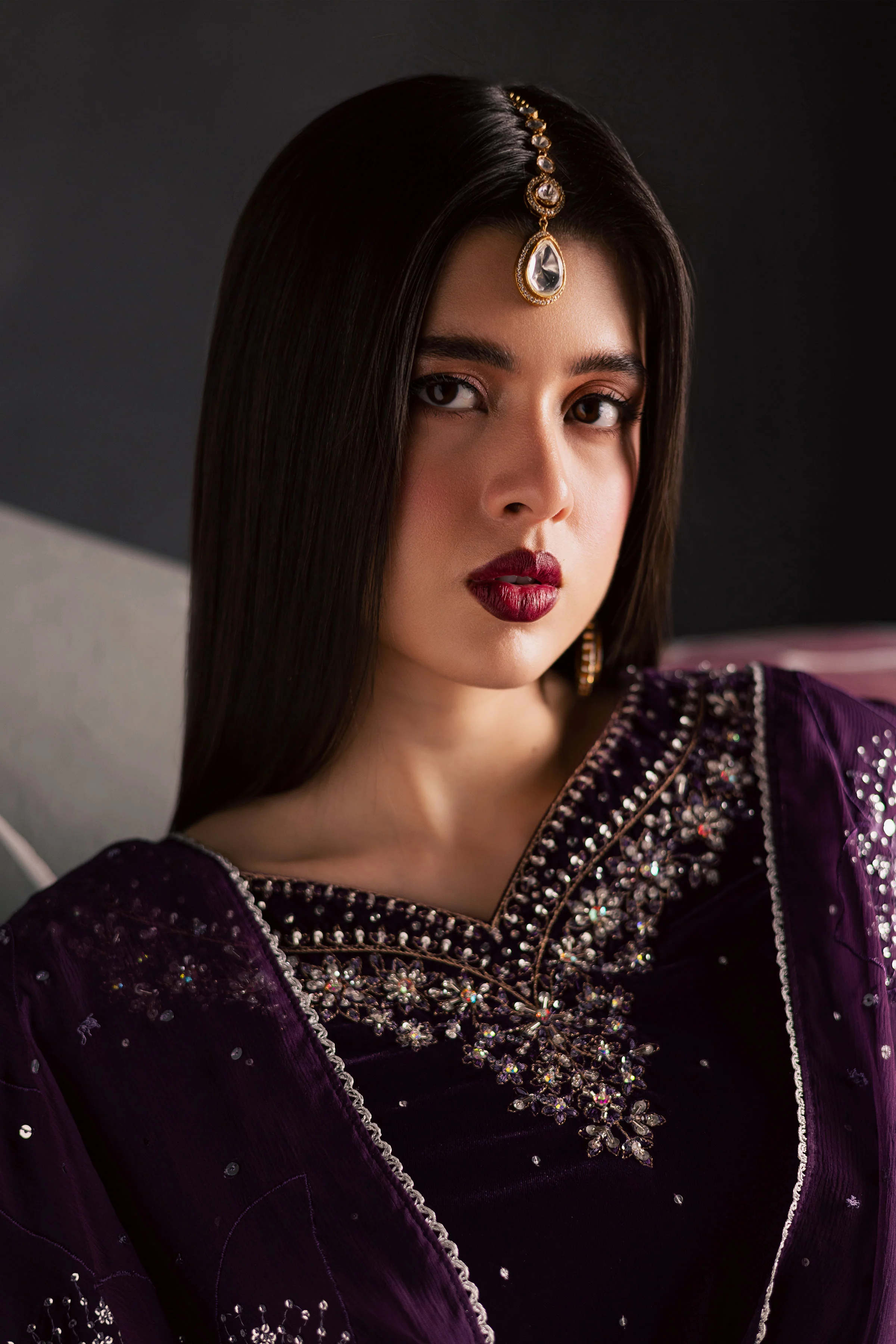 Chamak 3Pc - Velvet Luxe Pret - Image 7