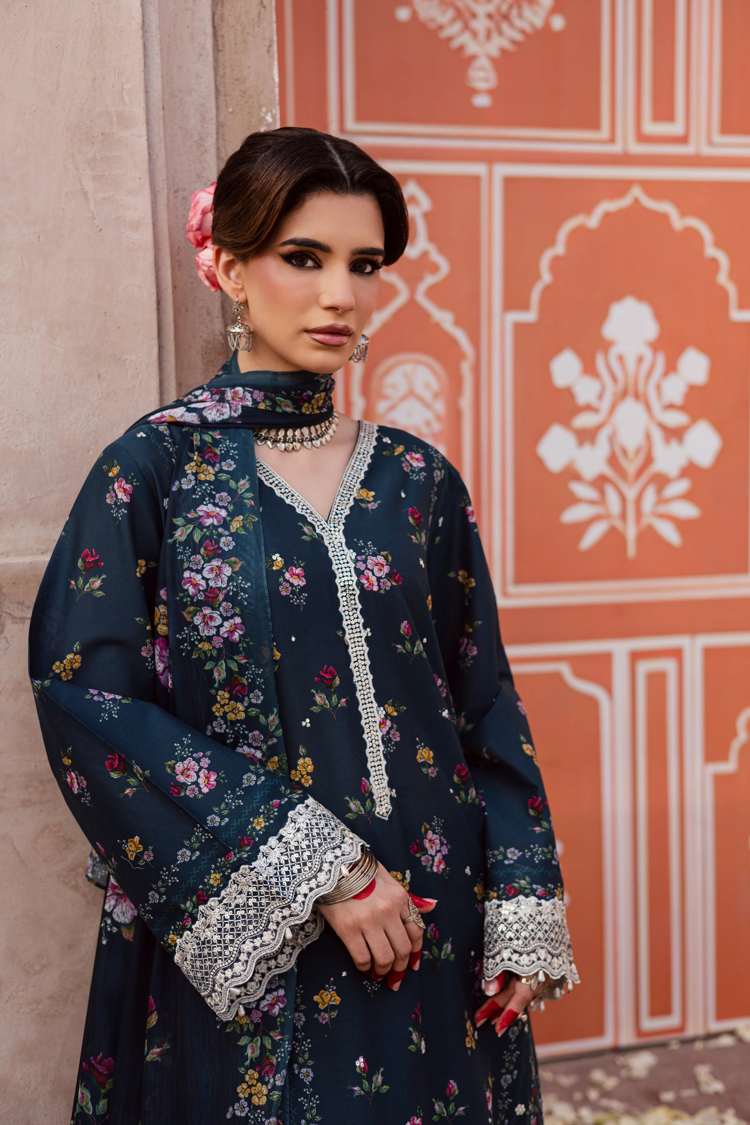 Cicillia 3Pc - Festive Eid Prints - Image 2