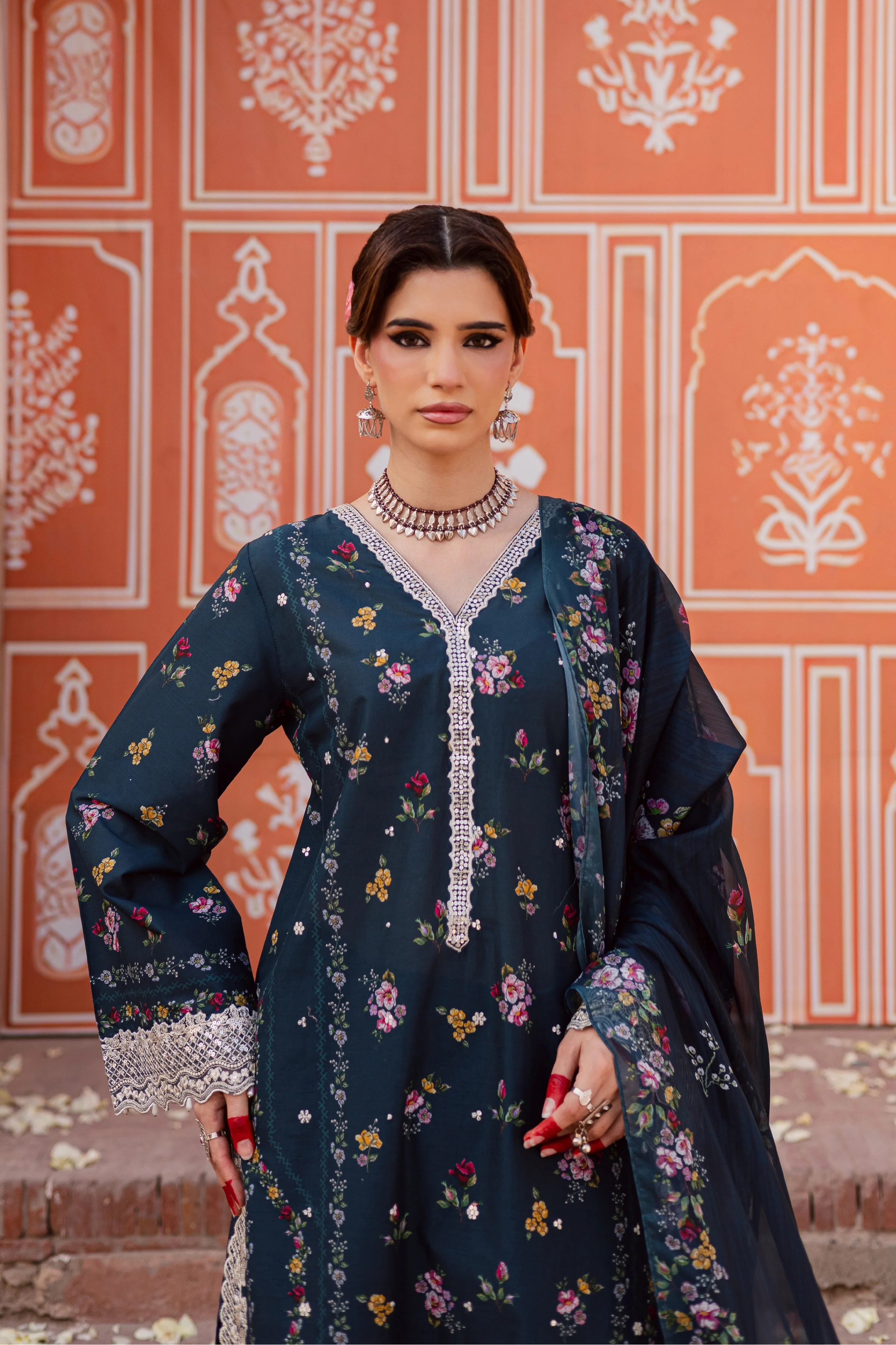 Cicillia 3Pc - Festive Eid Prints - Image 3