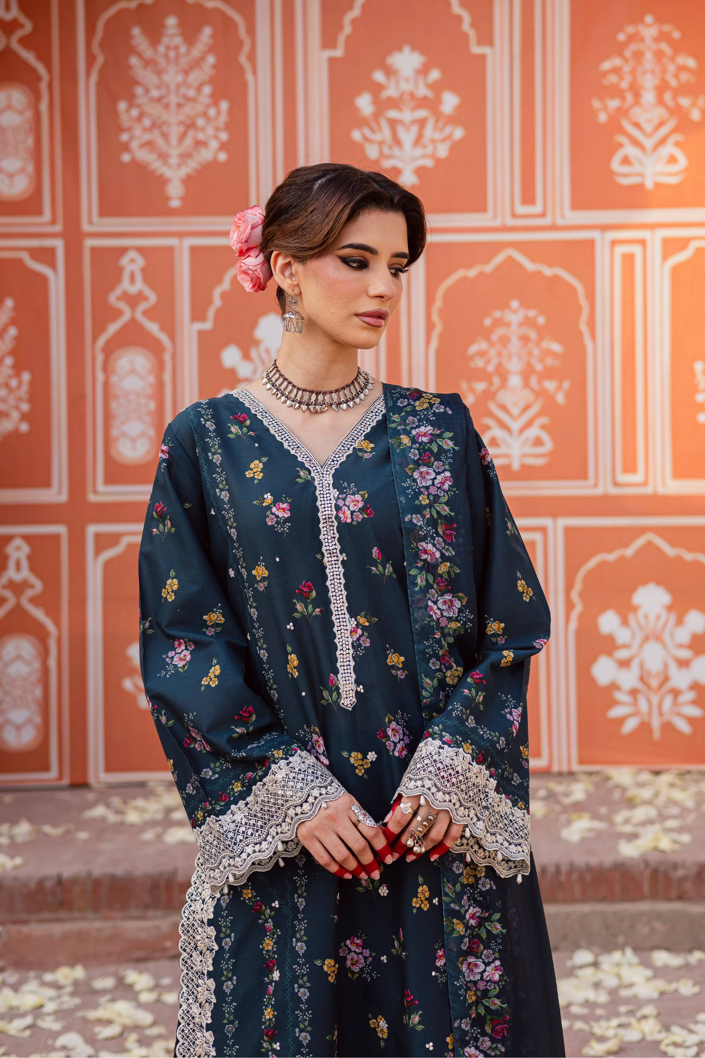 Cicillia 3Pc - Festive Eid Prints - Image 4