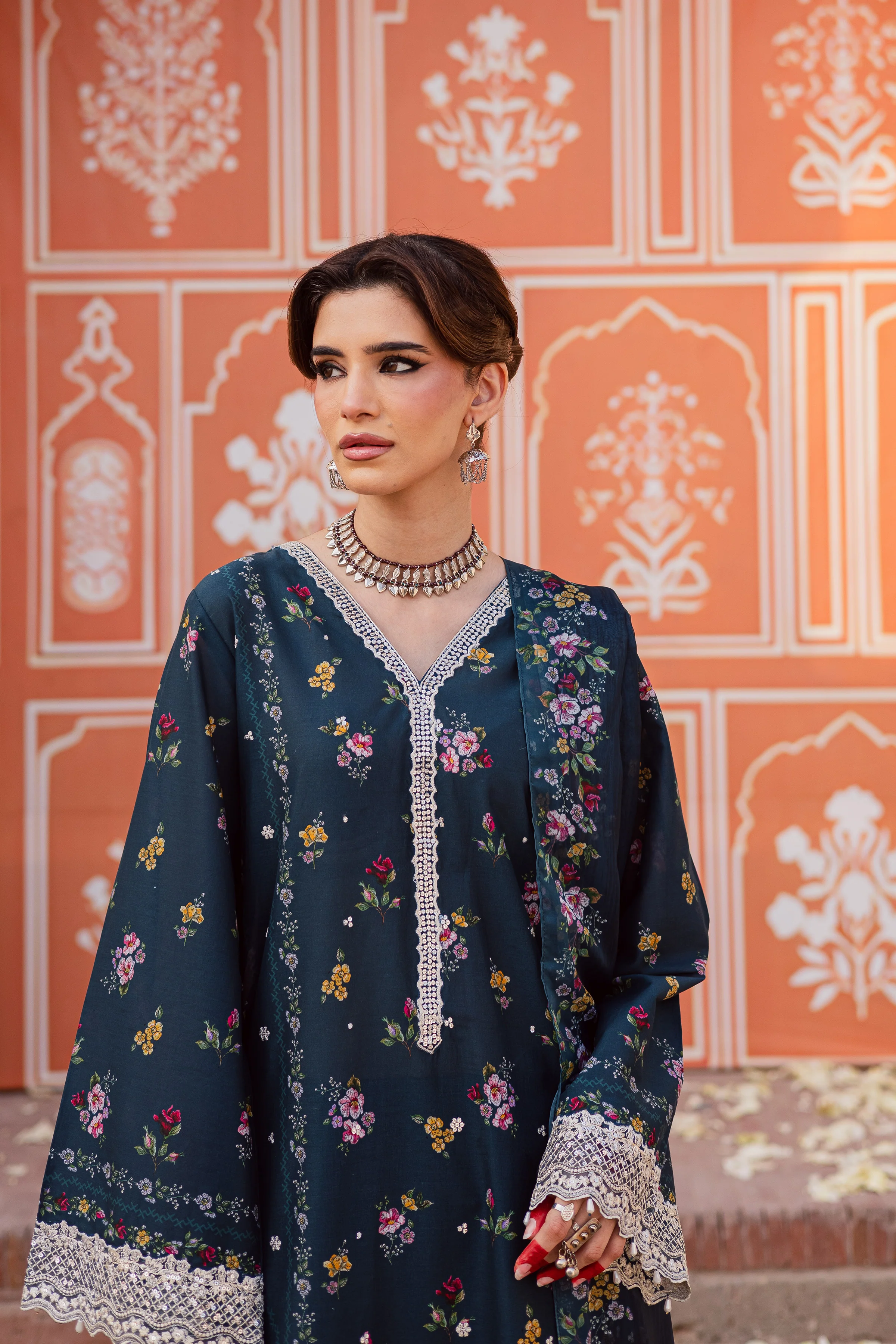 Cicillia 3Pc - Festive Eid Prints - Image 5