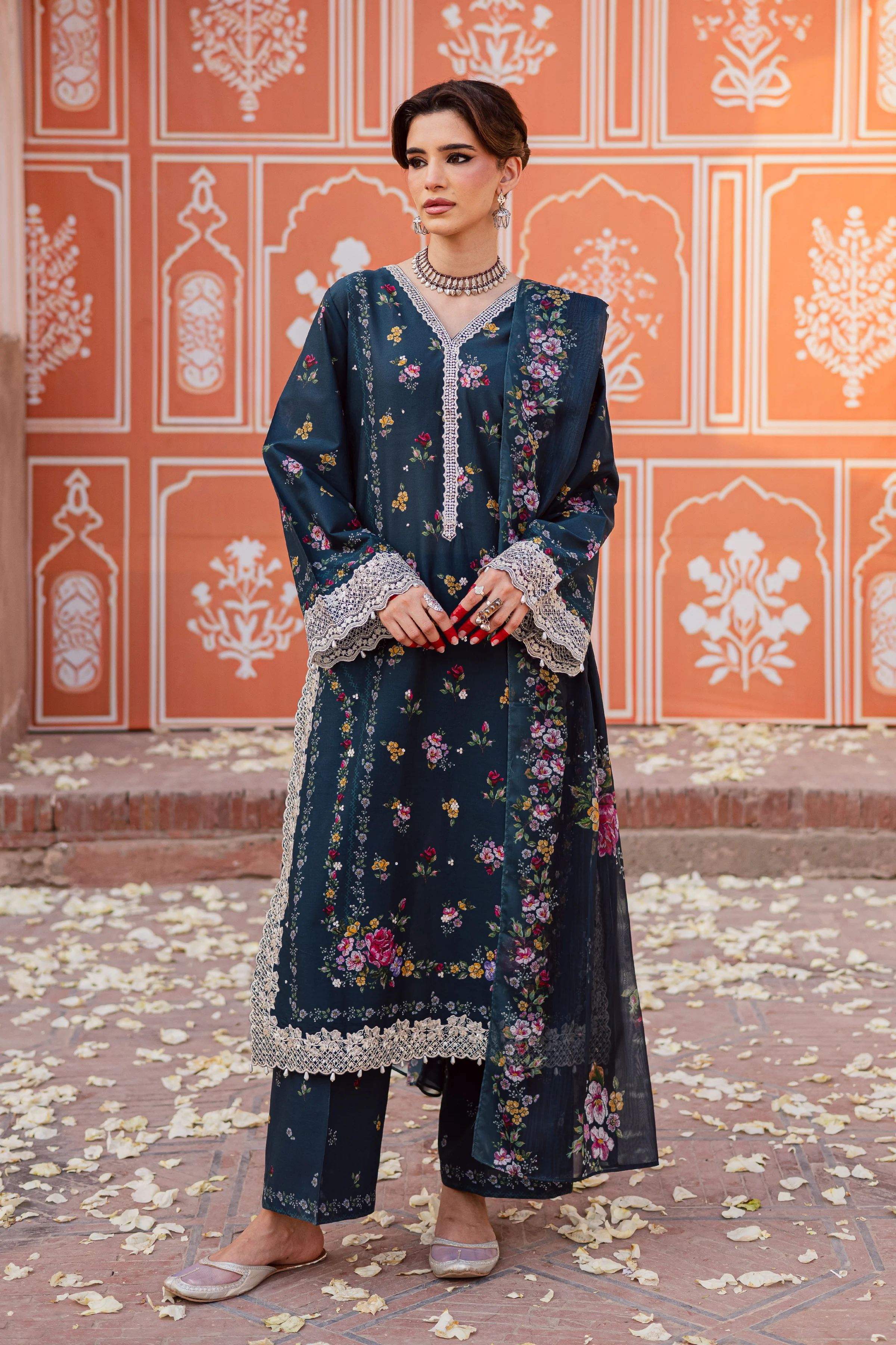 Cicillia 3Pc - Festive Eid Prints - Image 6
