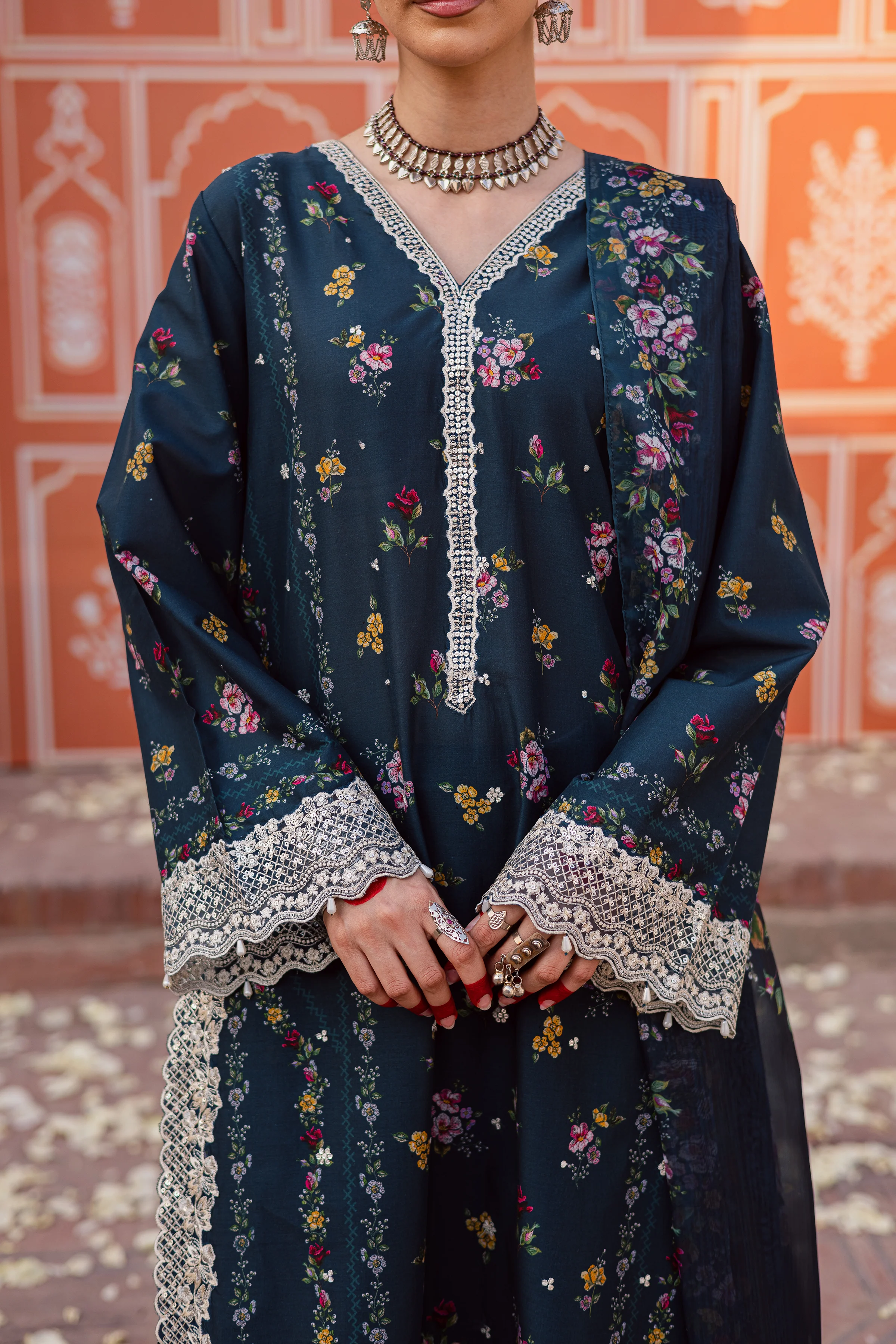 Cicillia 3Pc - Festive Eid Prints - Image 7