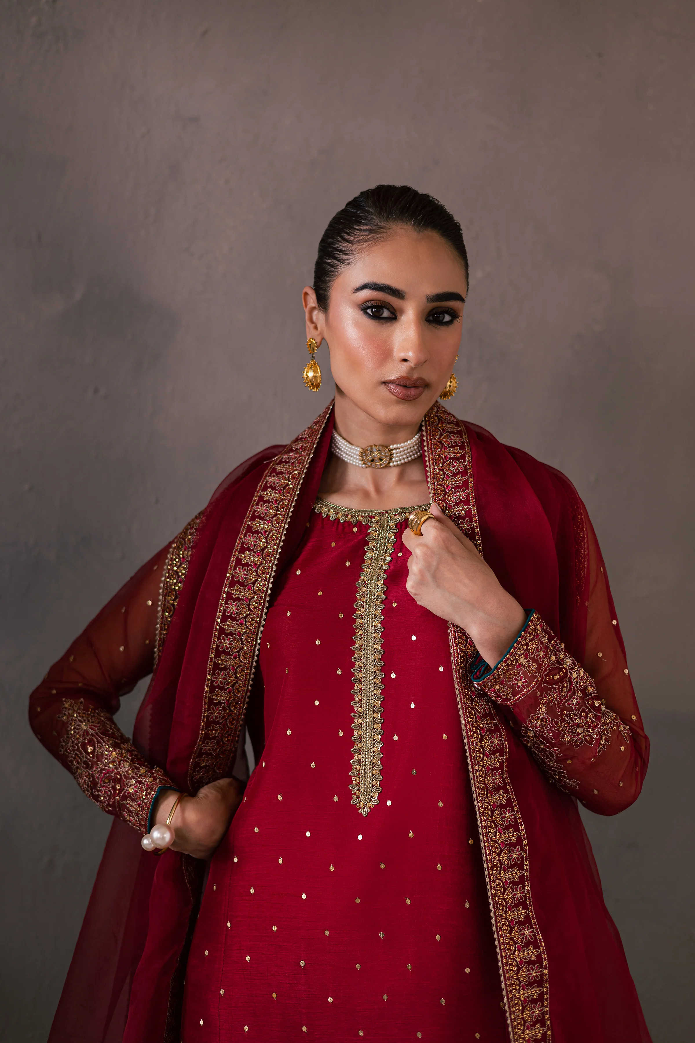 Cisem 3Pc - Festive Luxe Pret - Image 5