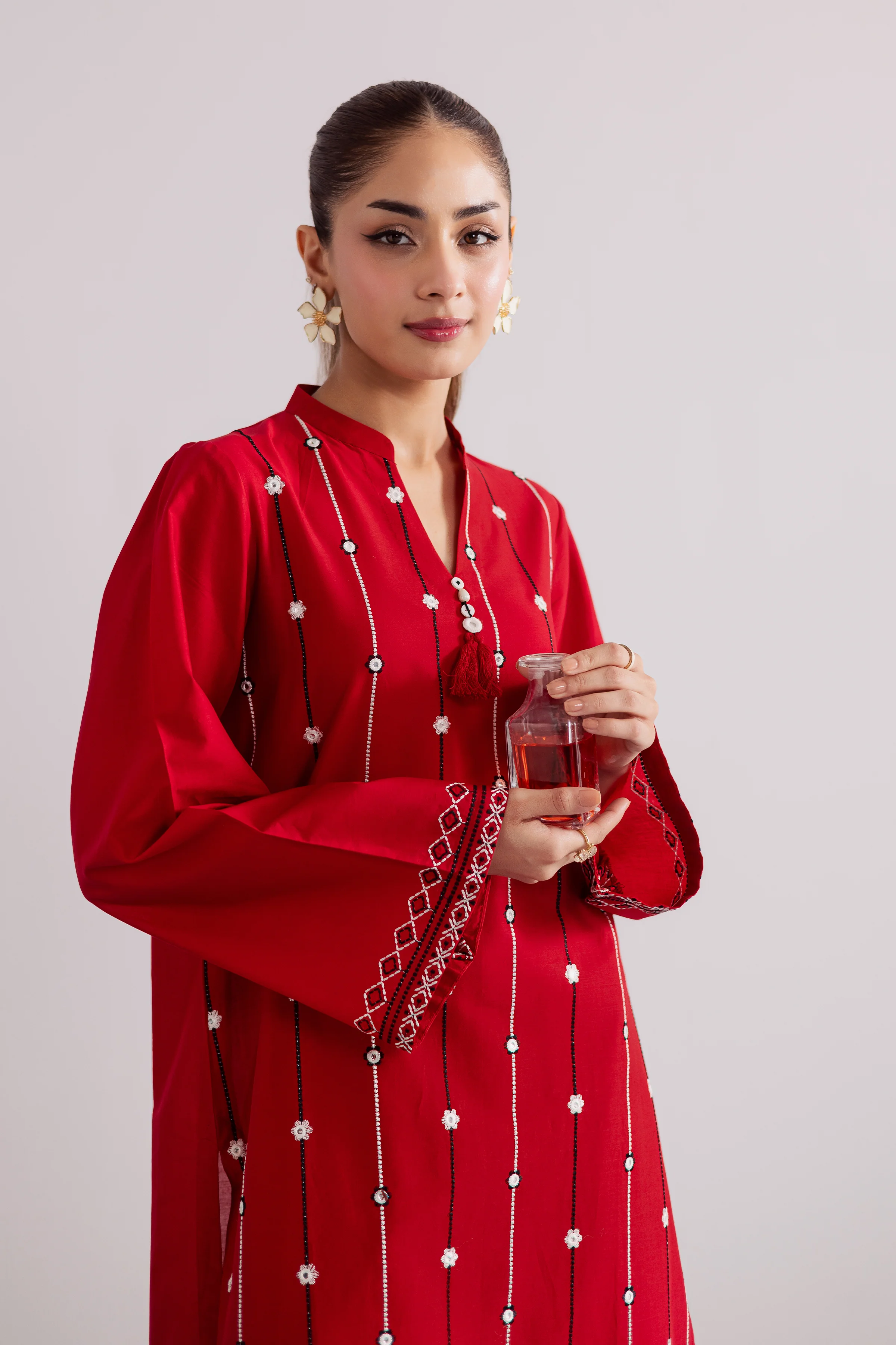 Claret 2Pc - Embroidered Casual Pret - Image 3