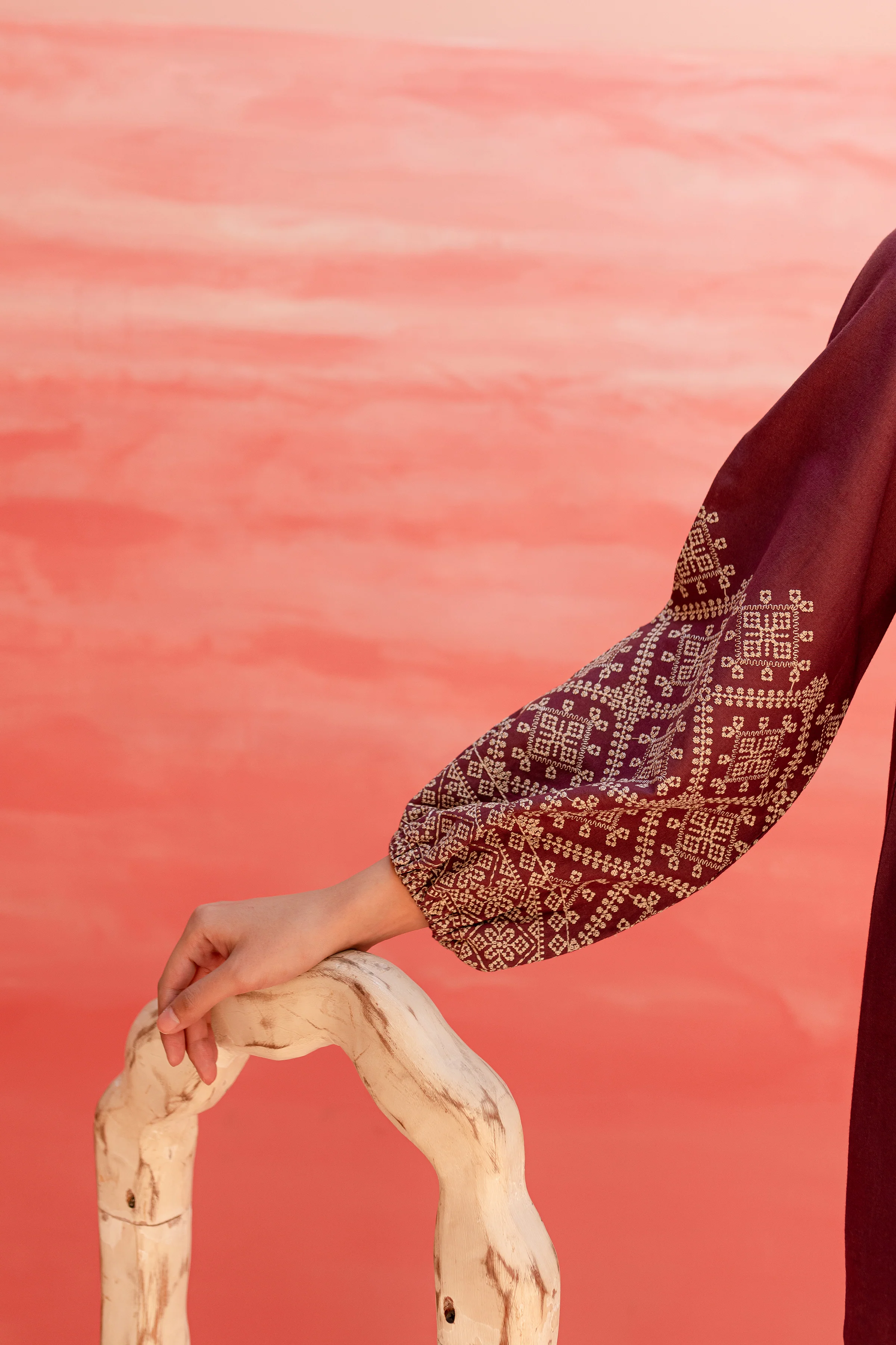 Cora Line 2Pc - Embroidered Khaddar Dress - Image 9