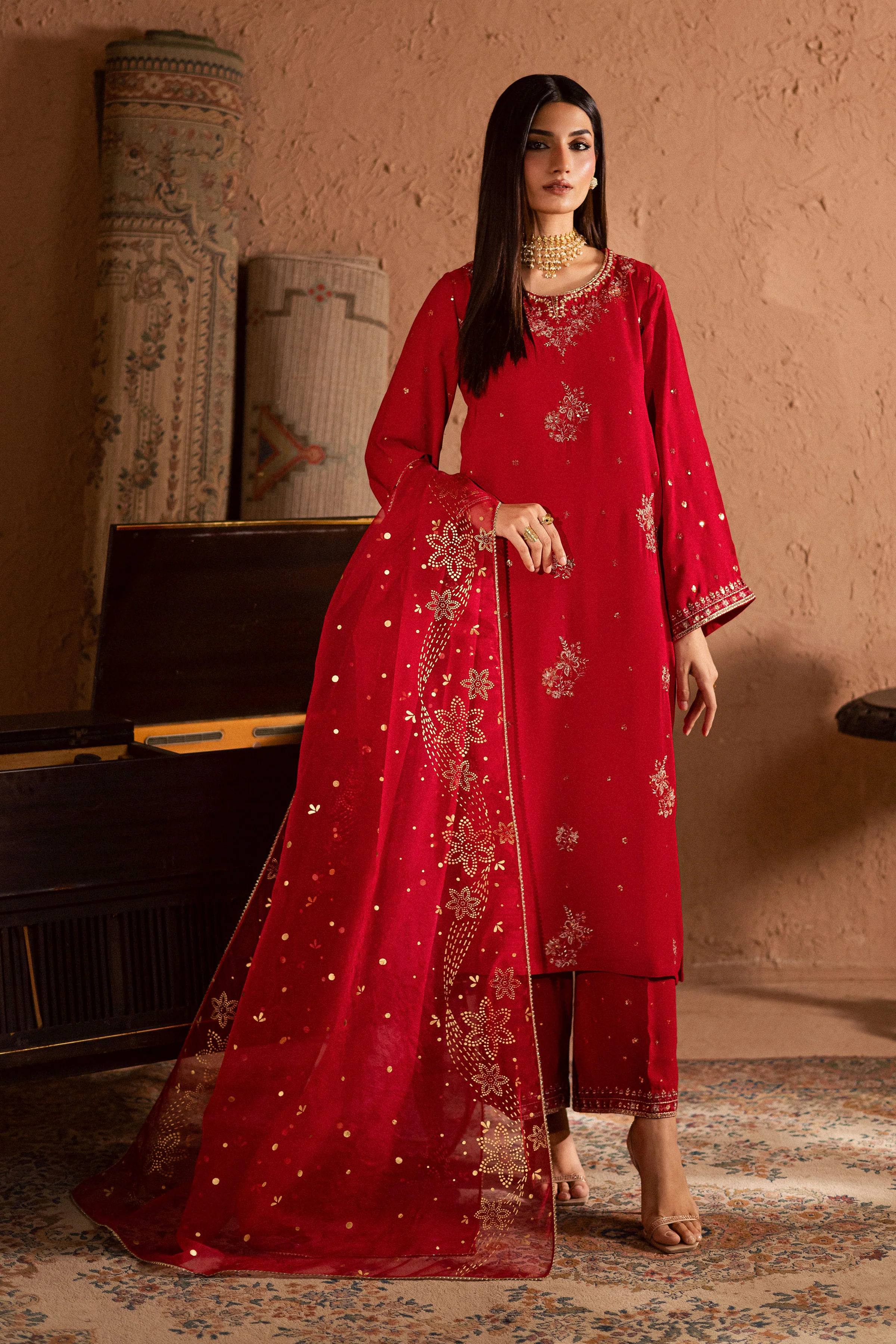 Corly 3Pc- Festive Luxe Pret - Image 4
