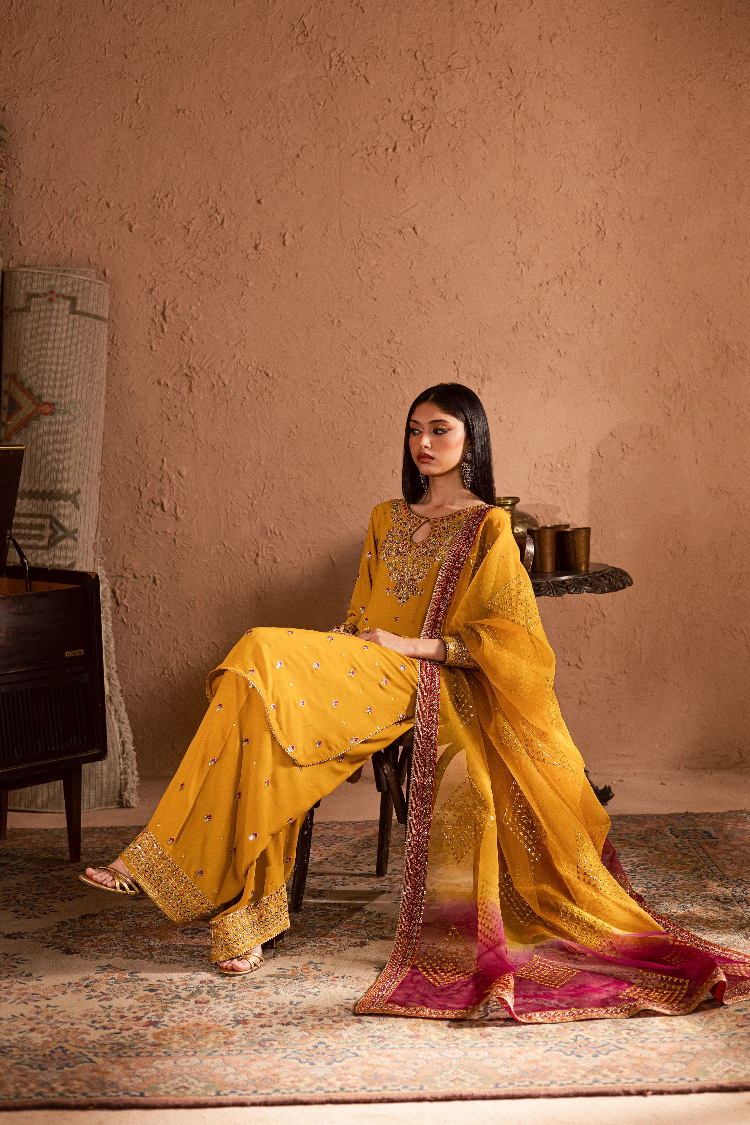 Daylilly 3Pc- Festive Luxe Pret - Image 3