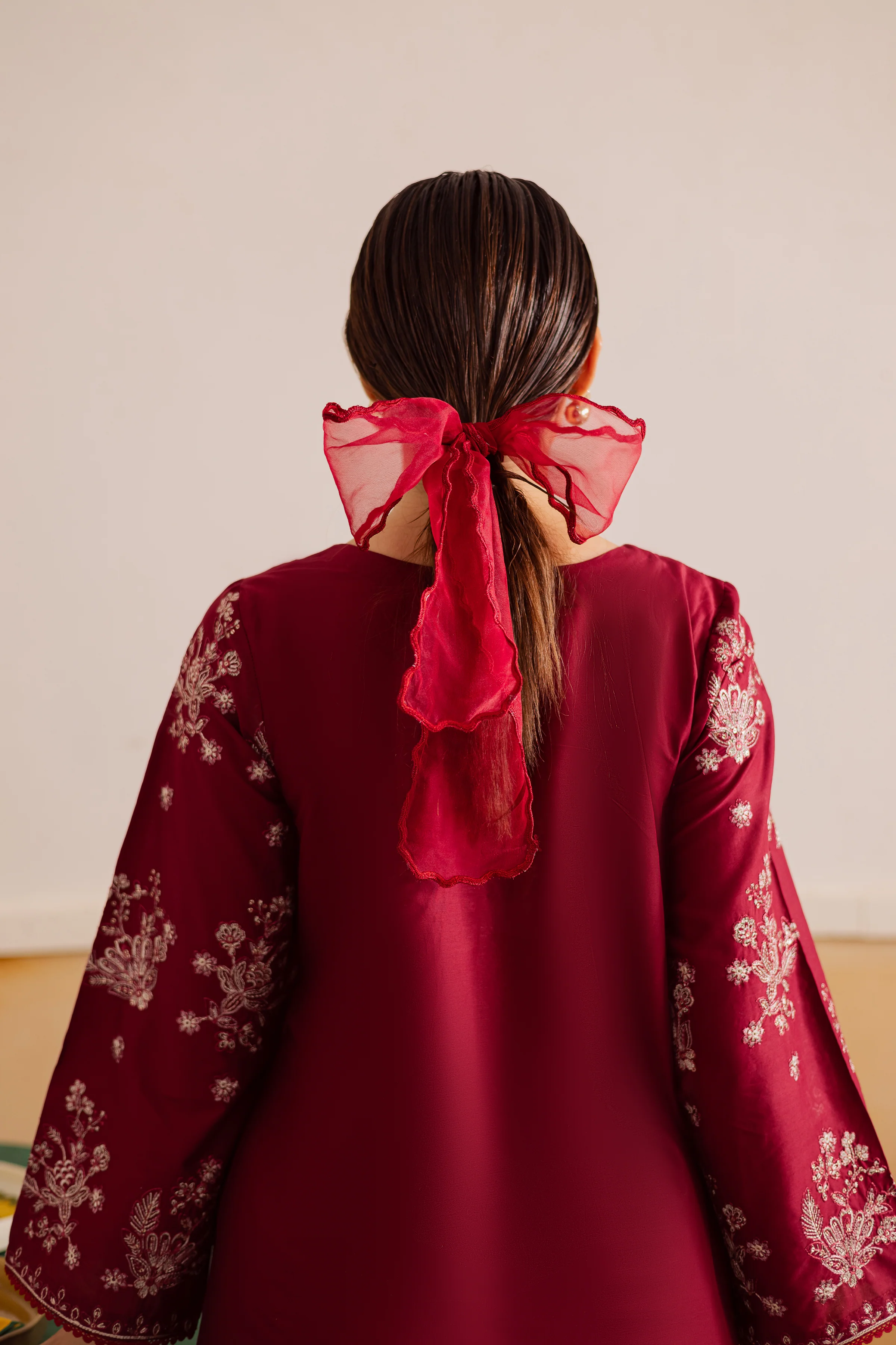 Crimson Haze 2Pc - Embroidered Lawn Pret - Image 7