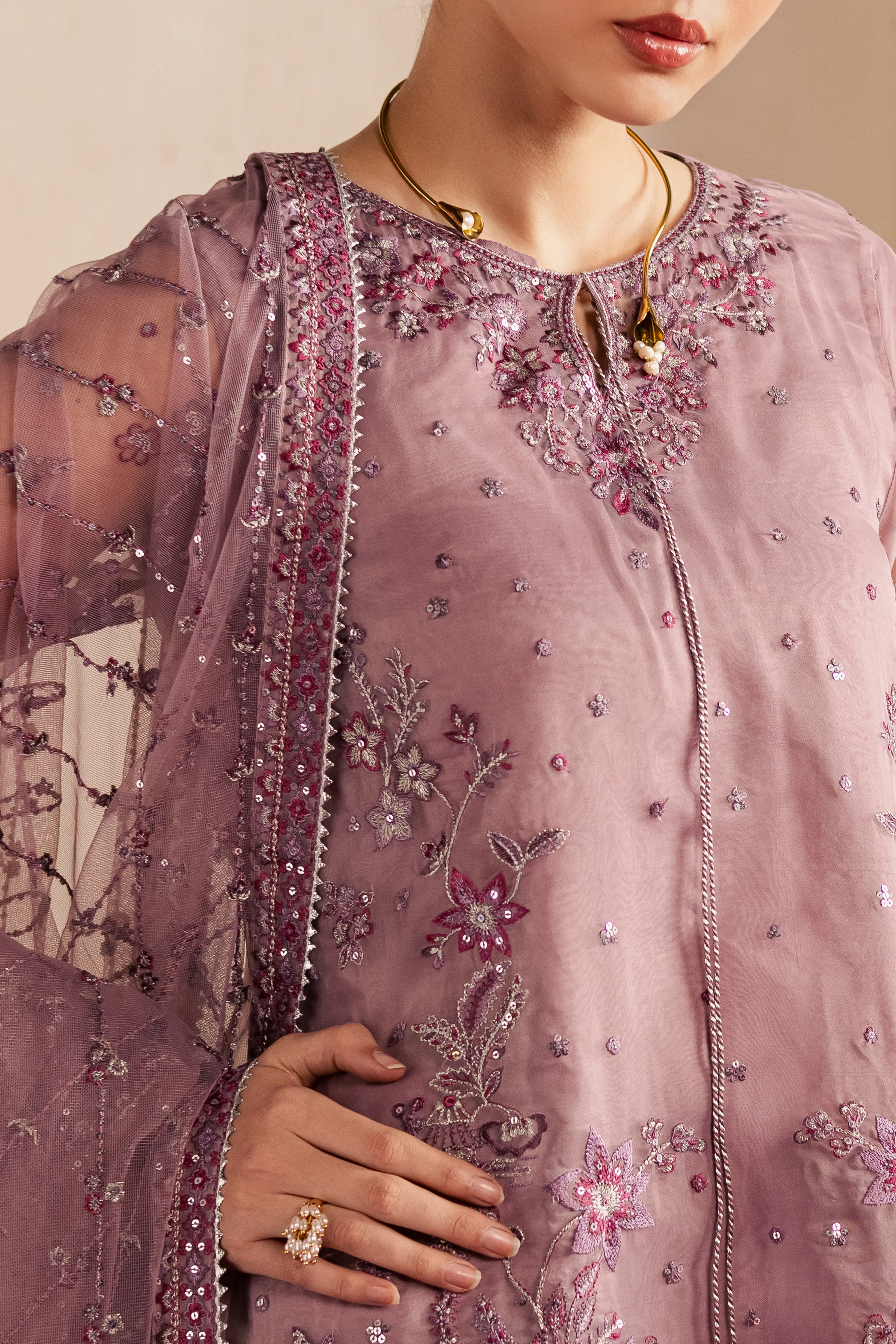 Cyra 3Pc - Festive Luxe Pret - Image 9