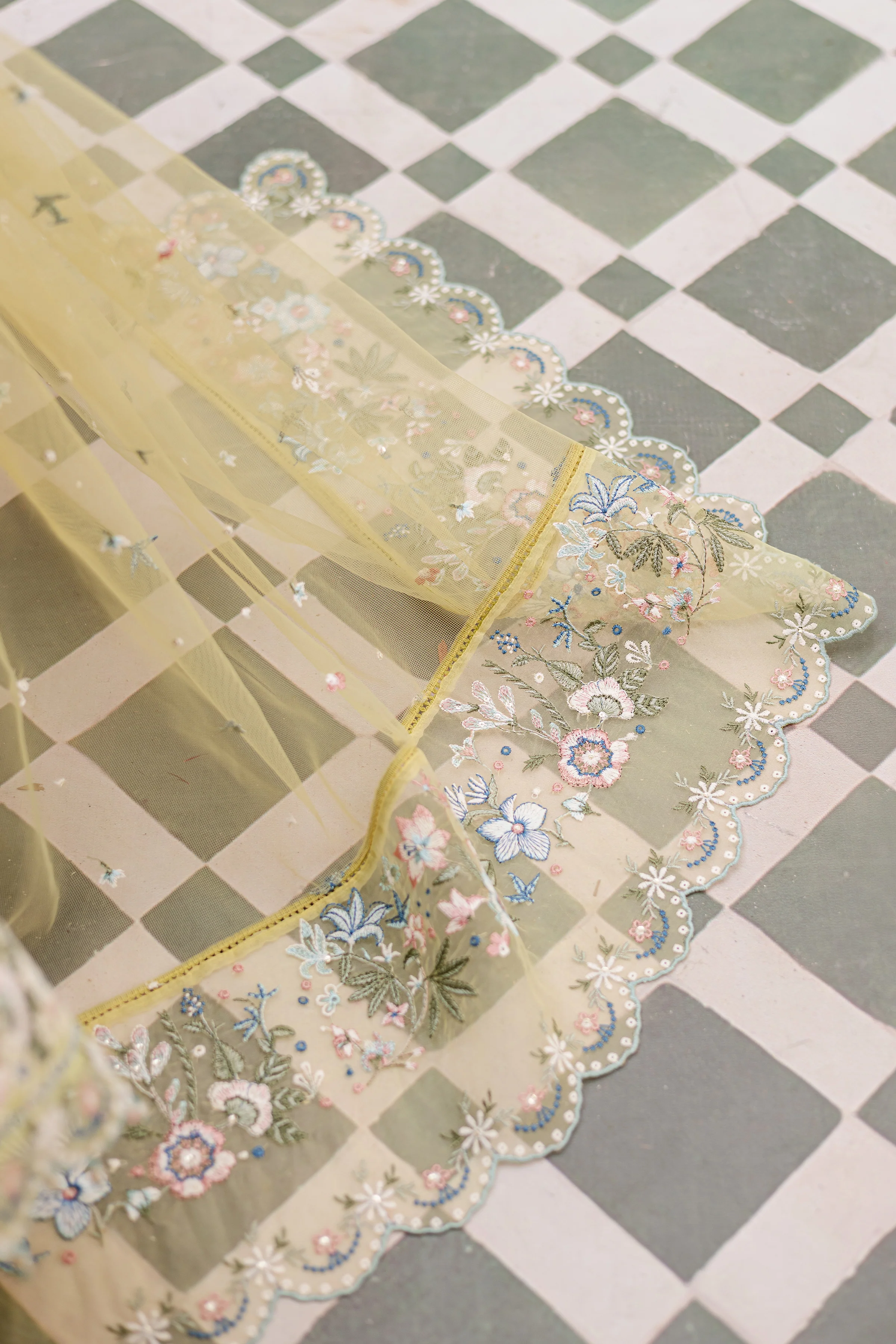 Daffodil 3Pc - Embroidered Lawn Dress - Image 10