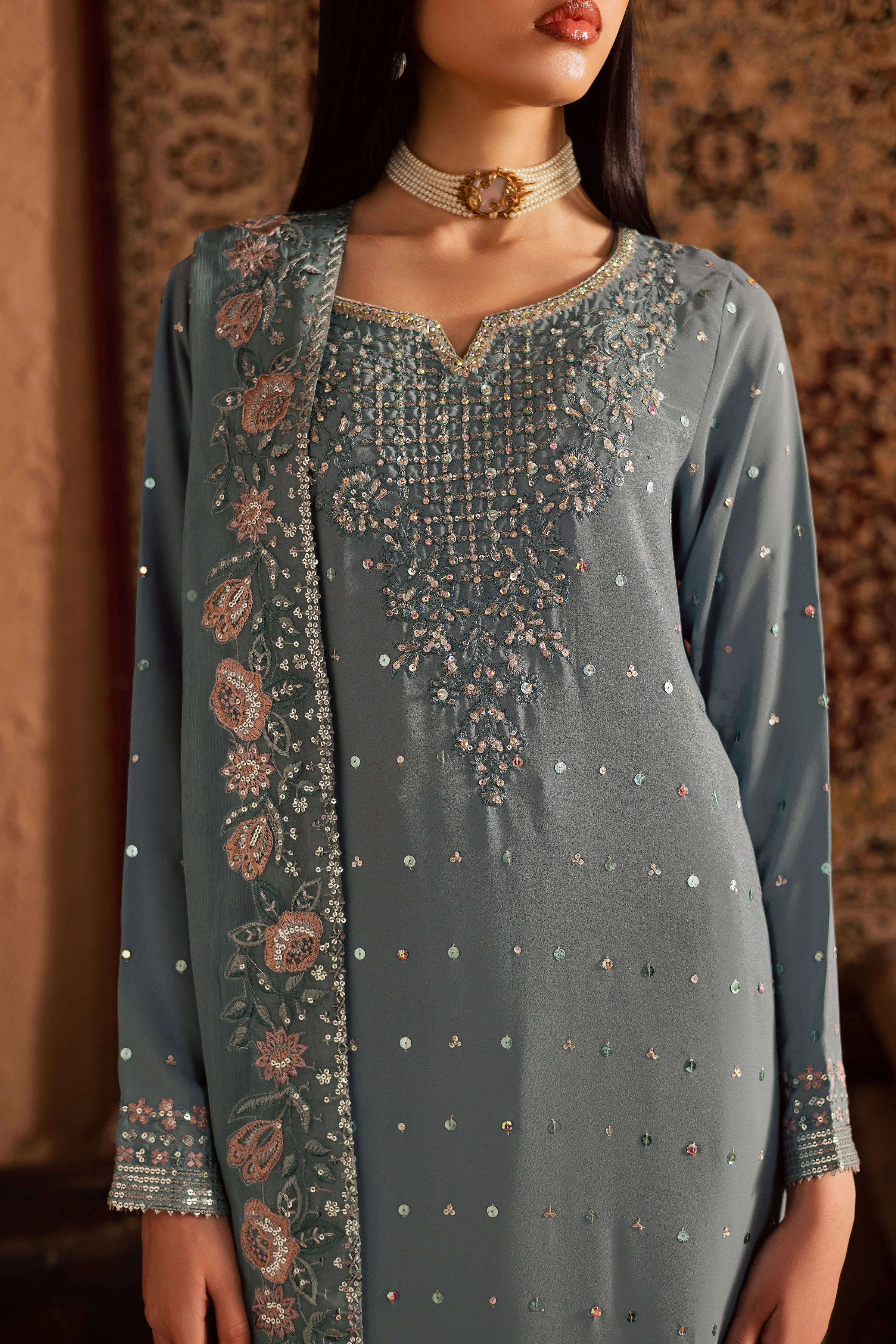 Daisy 3Pc - Festive Luxe Pret - Image 4