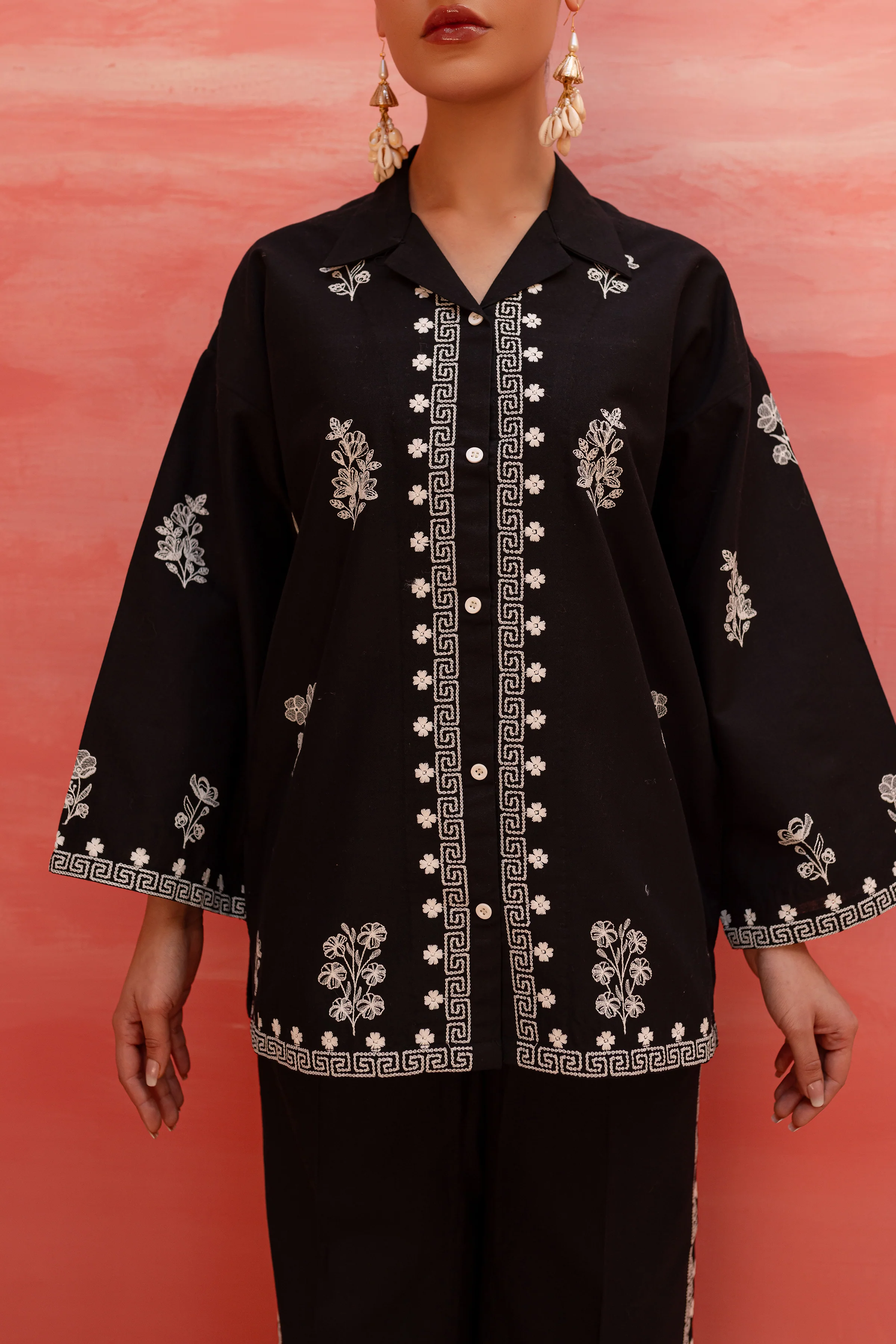 Dandelion 2pc - Embroidered Khaddar Dress - Image 7