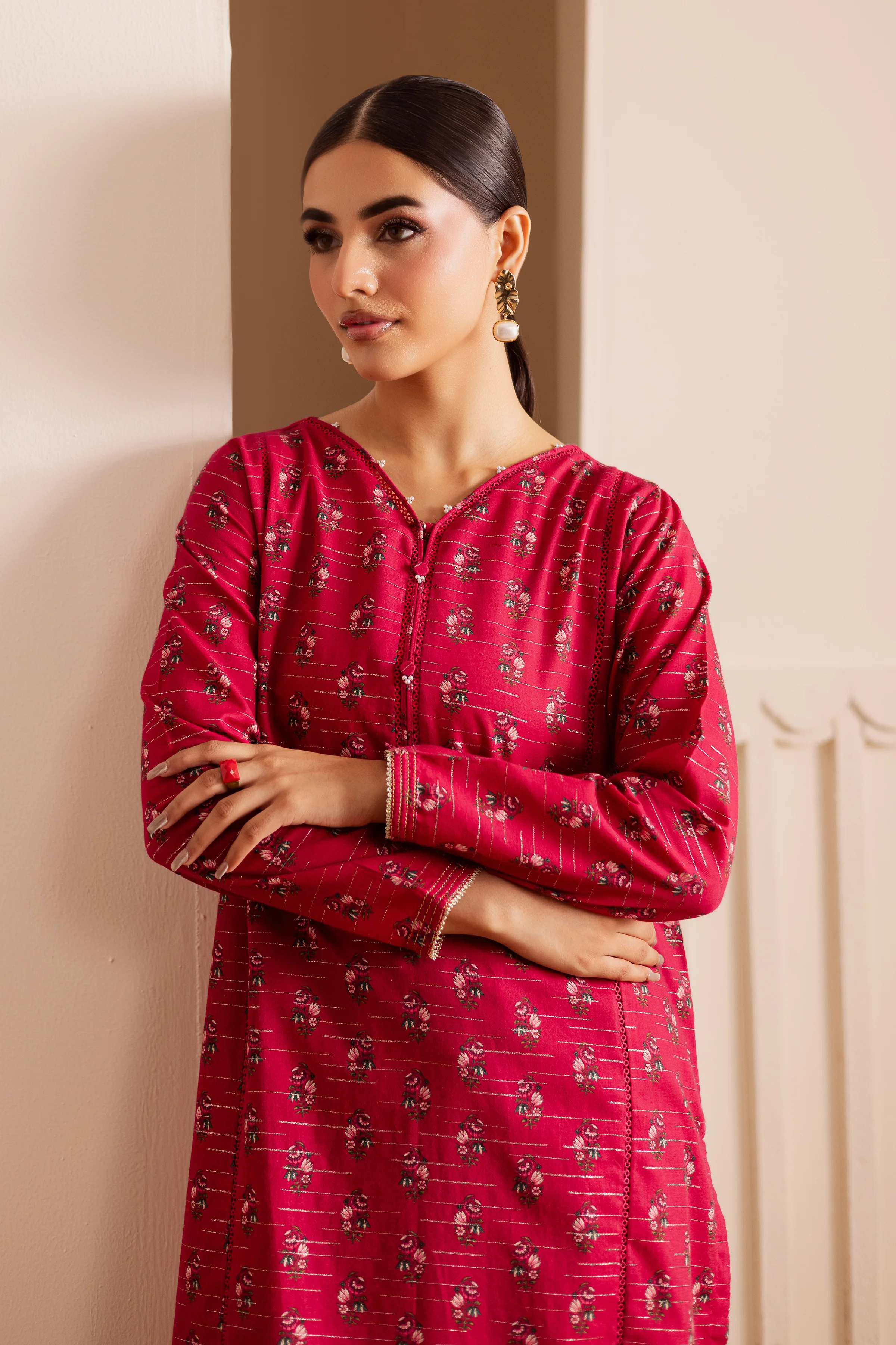 Daphne 2Pc - Printed Casual Pret - Image 2