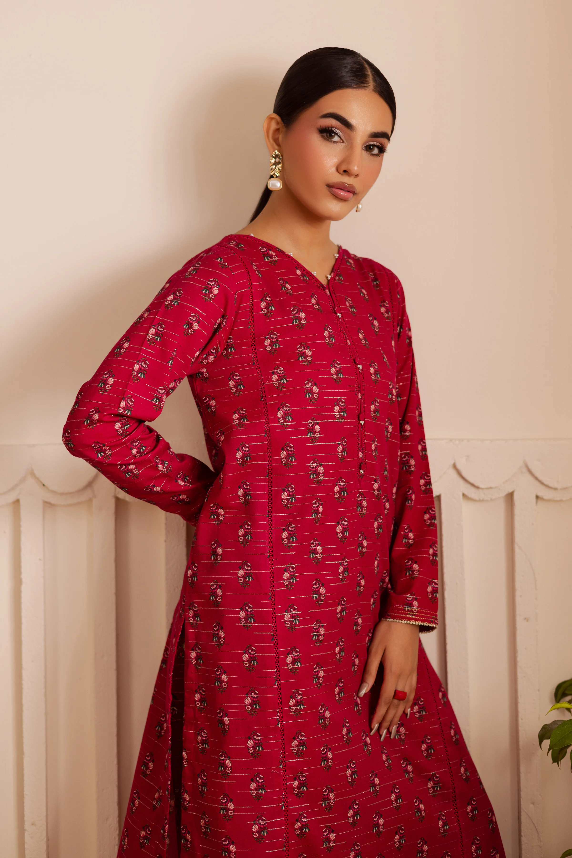 Daphne 2Pc - Printed Casual Pret - Image 3