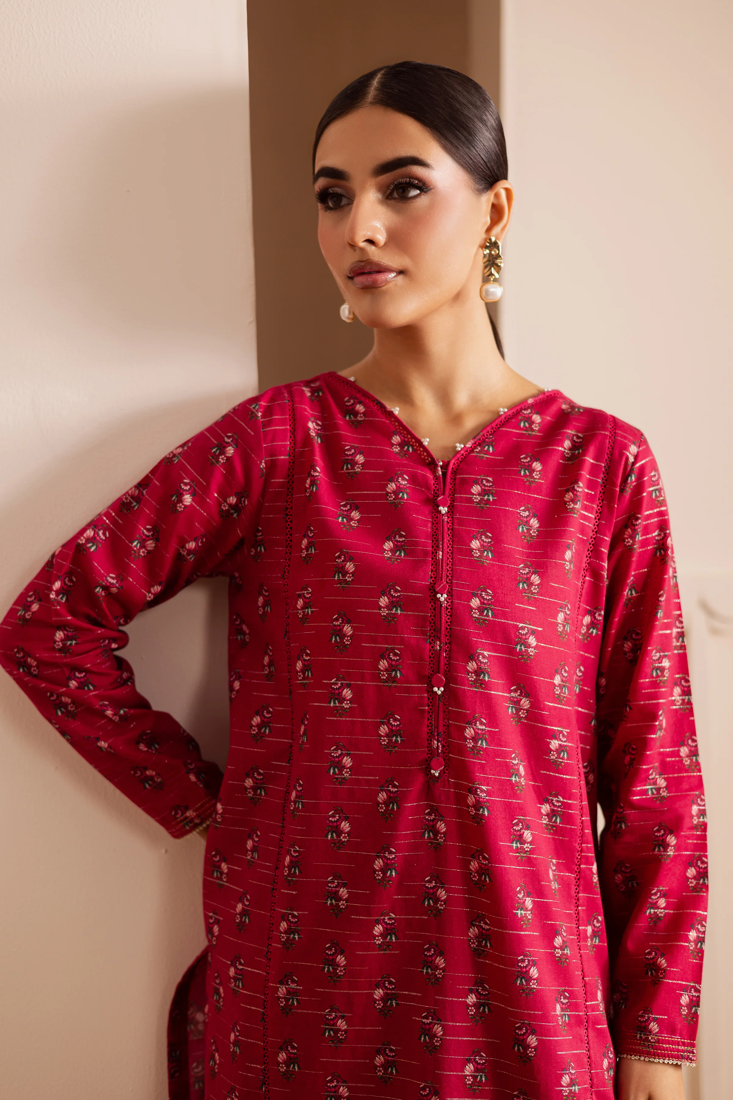 Daphne 2Pc - Printed Casual Pret - Image 4