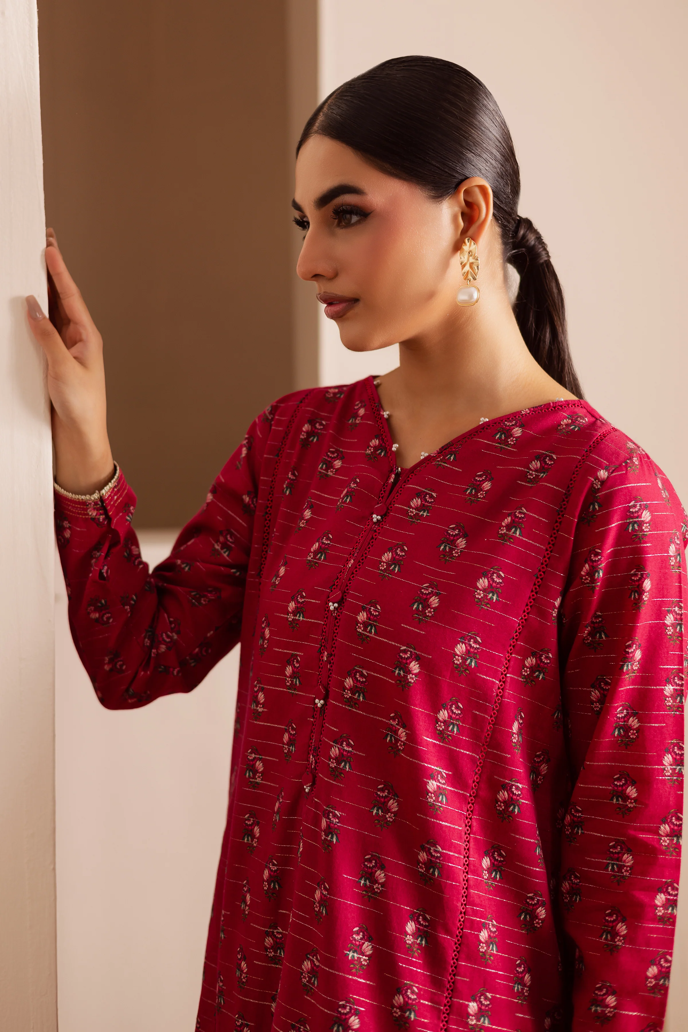 Daphne 2Pc - Printed Casual Pret - Image 6