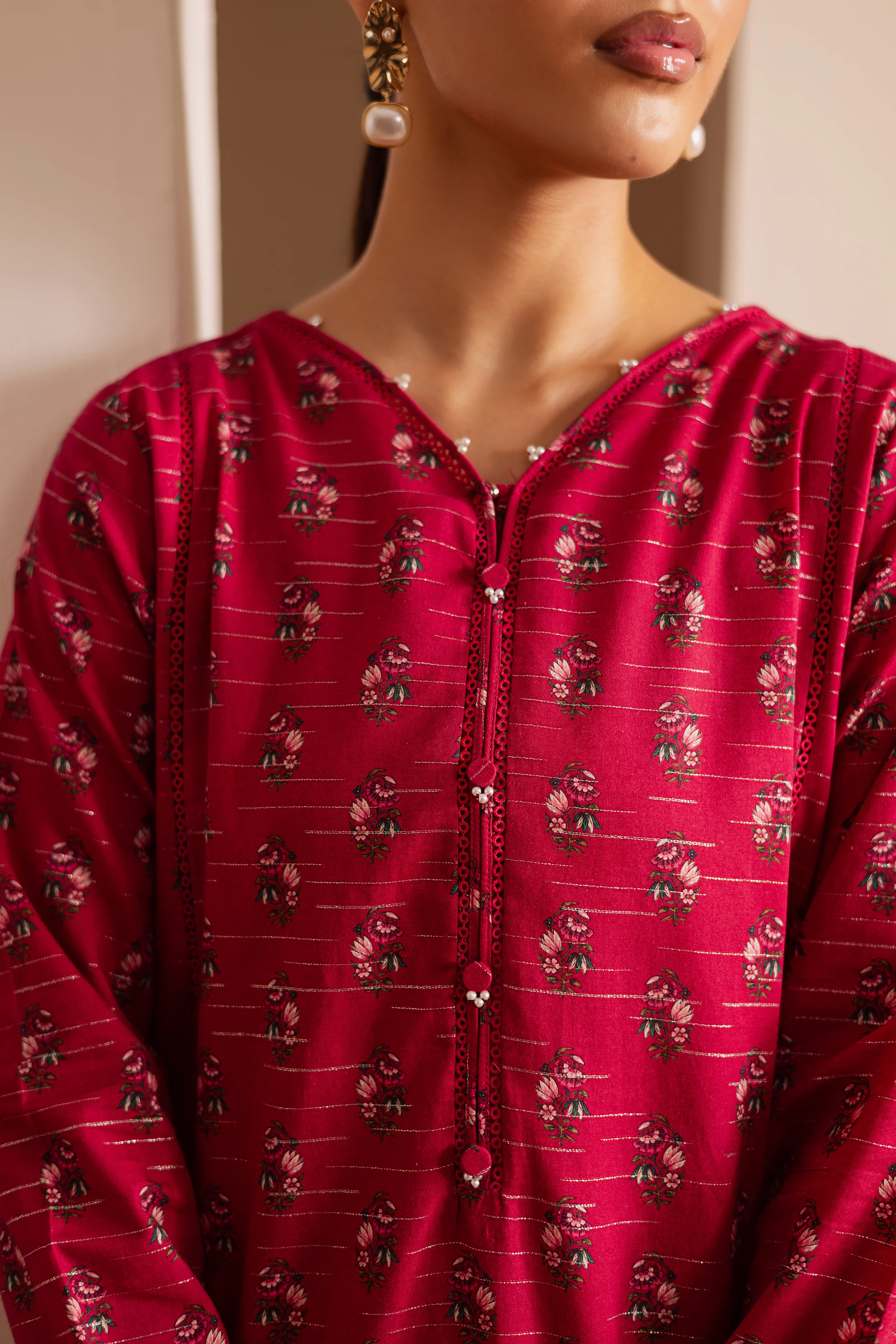 Daphne 2Pc - Printed Casual Pret - Image 8
