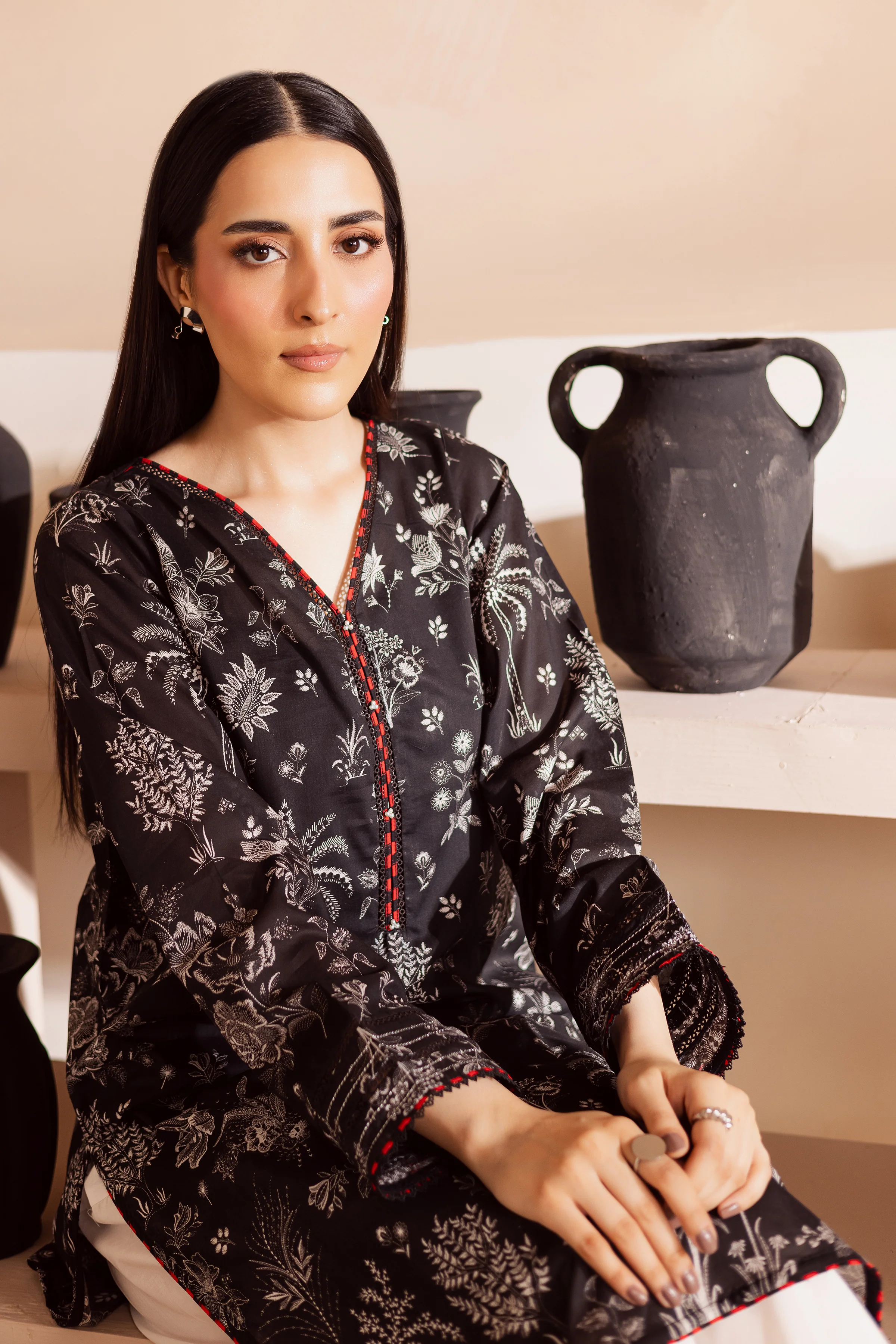 Dark Secrets 2Pc - Printed Lawn Dress - Image 3