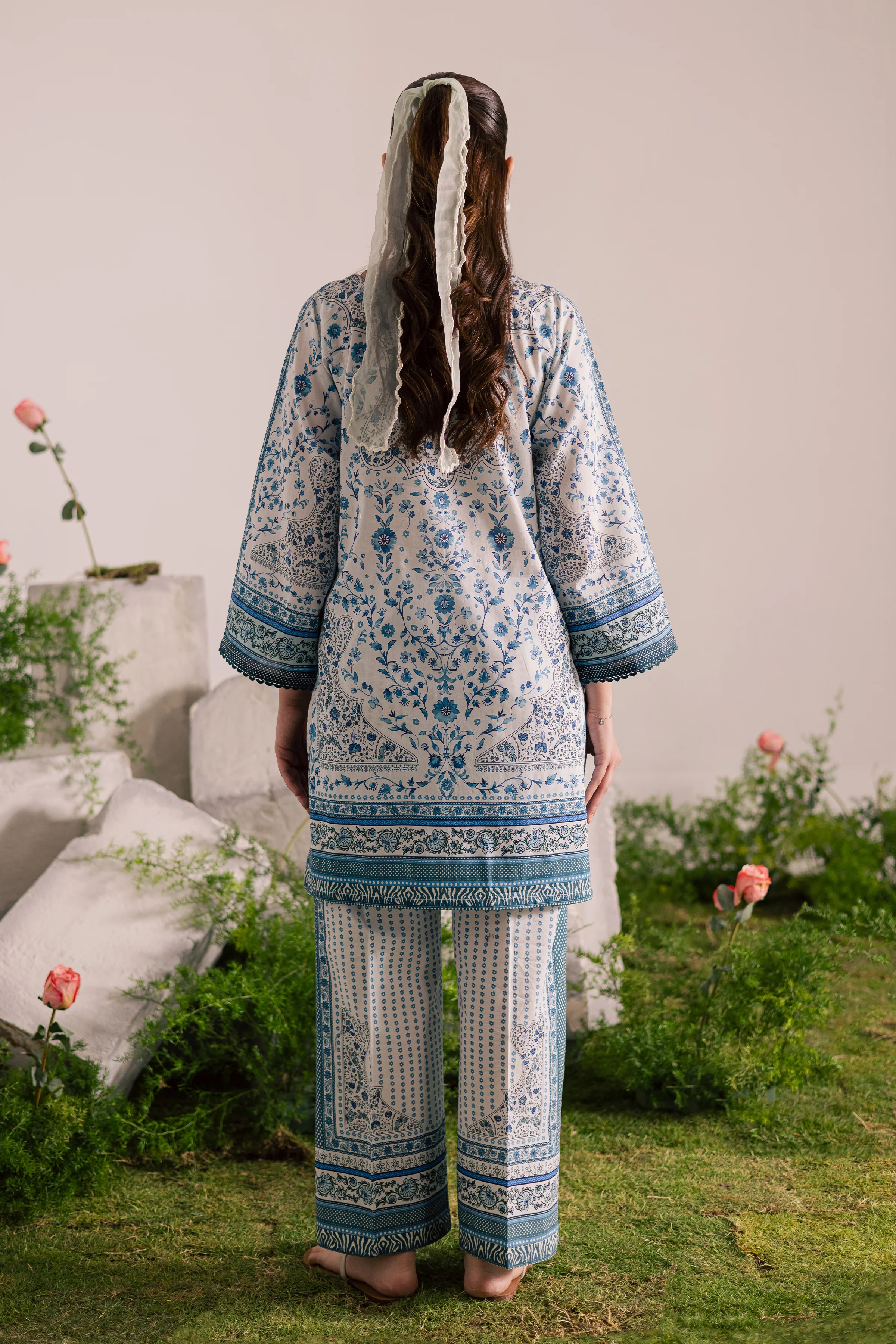 Delara 2Pc - Printed Lawn Dress - Image 7