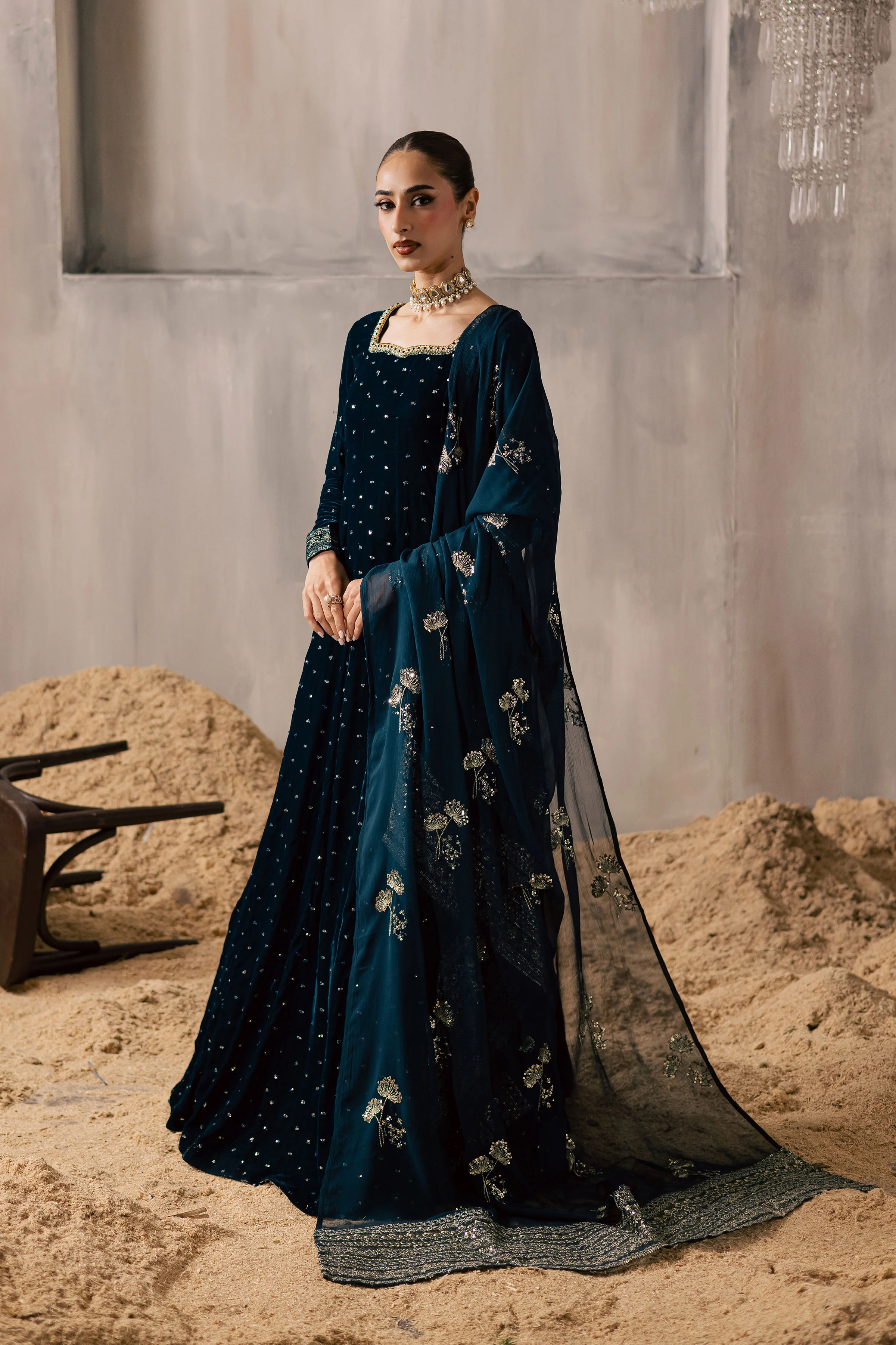 Delphinium 3Pc - Velvet Luxe Pret - Image 5