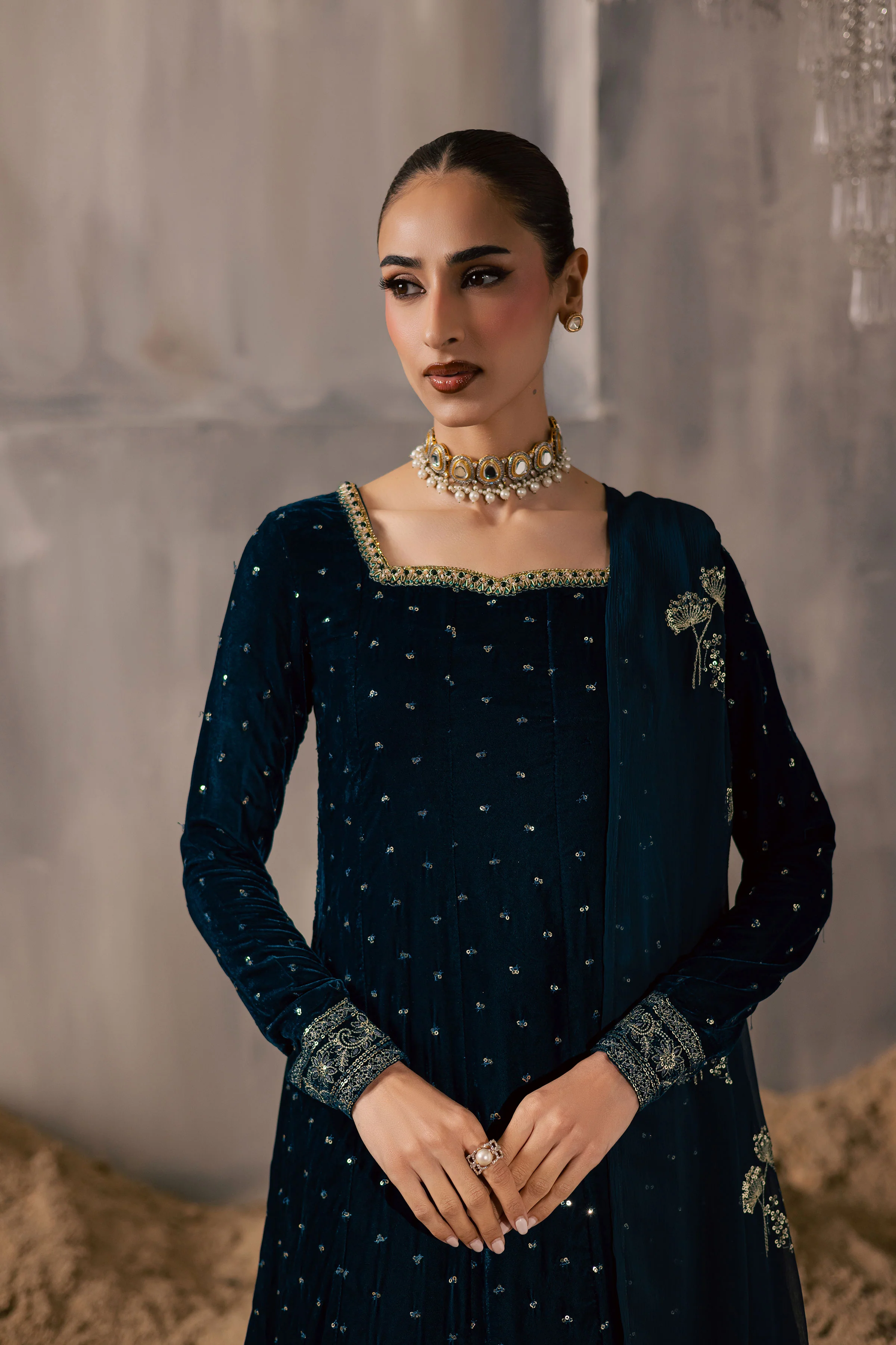 Delphinium 3Pc - Velvet Luxe Pret - Image 6