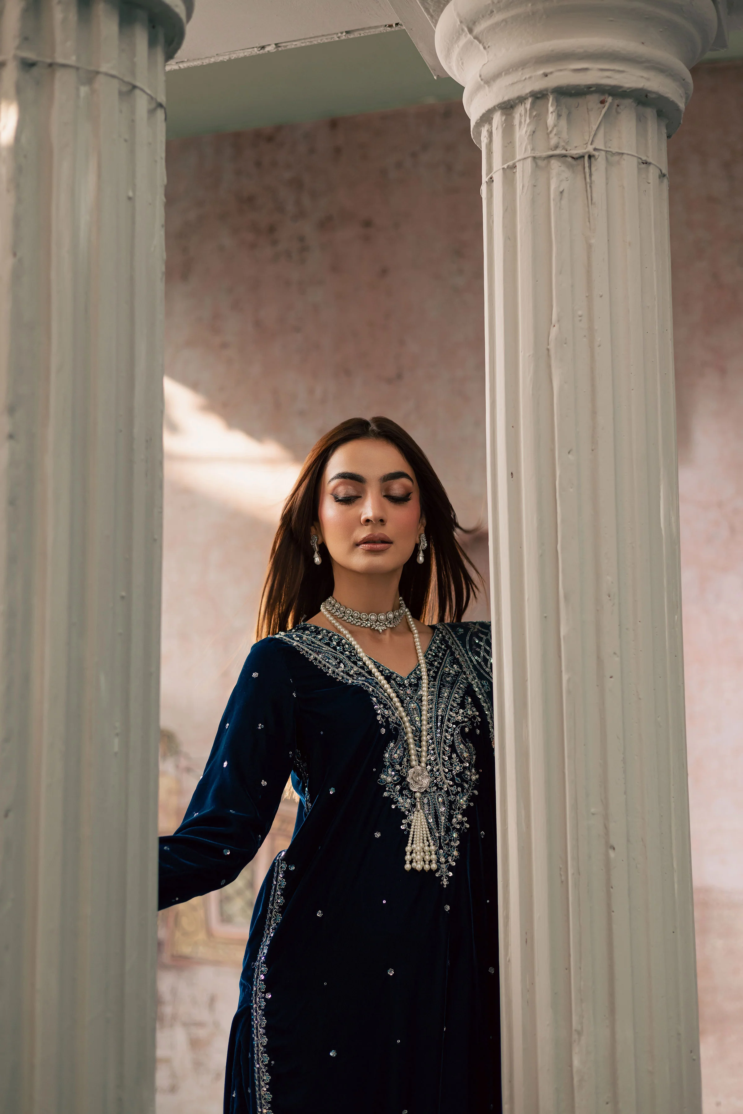 Deniz 3Pc - Velvet Formal Dress - Image 14