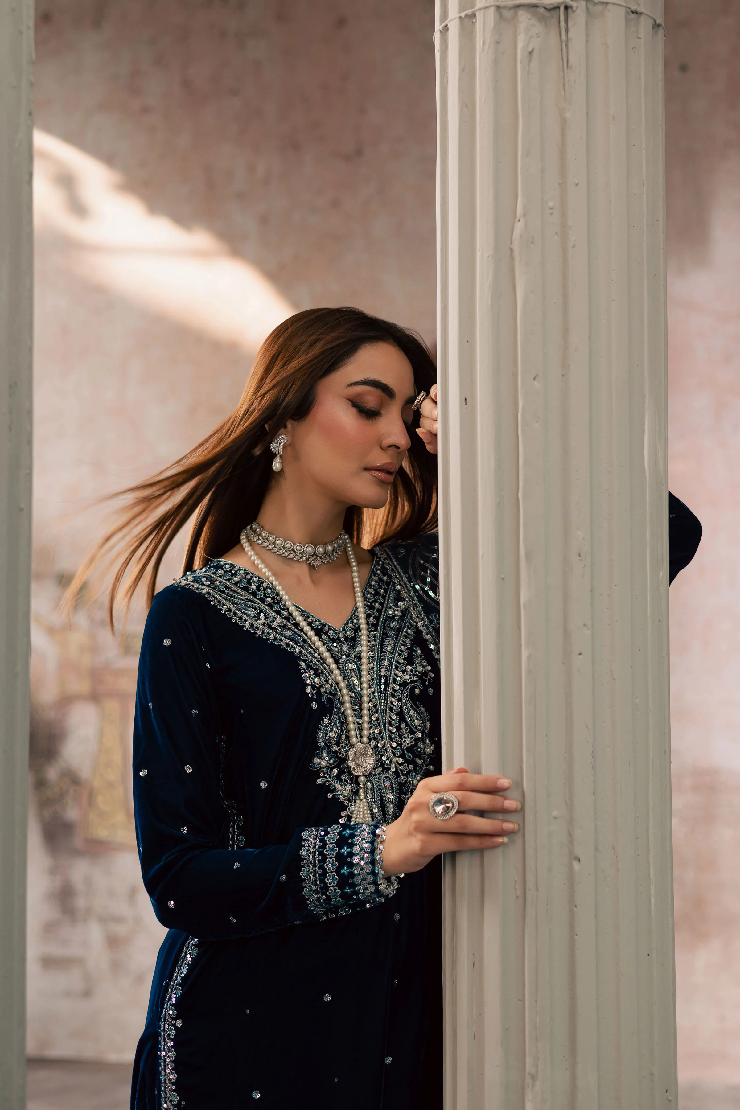 Deniz 3Pc - Velvet Formal Dress - Image 17