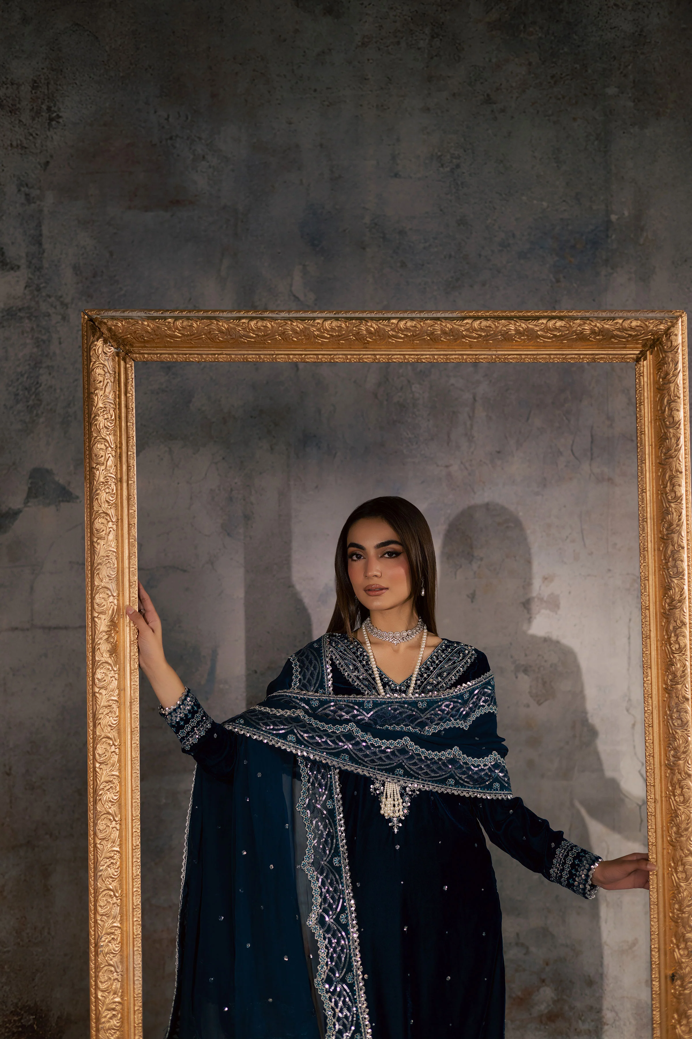 Deniz 3Pc - Velvet Formal Dress - Image 9