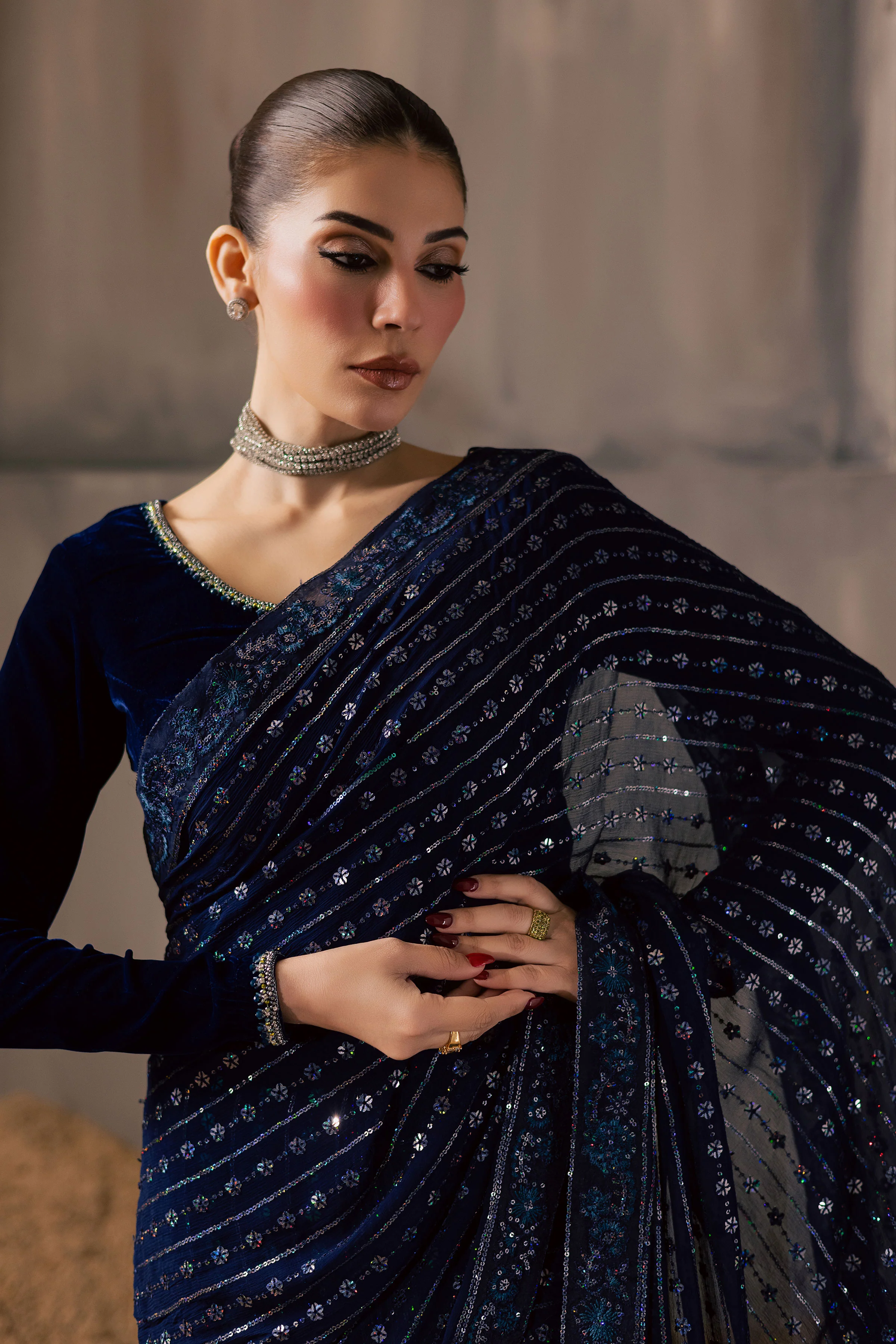Dew Drop 3Pc - Velvet Luxe Pret - Image 10