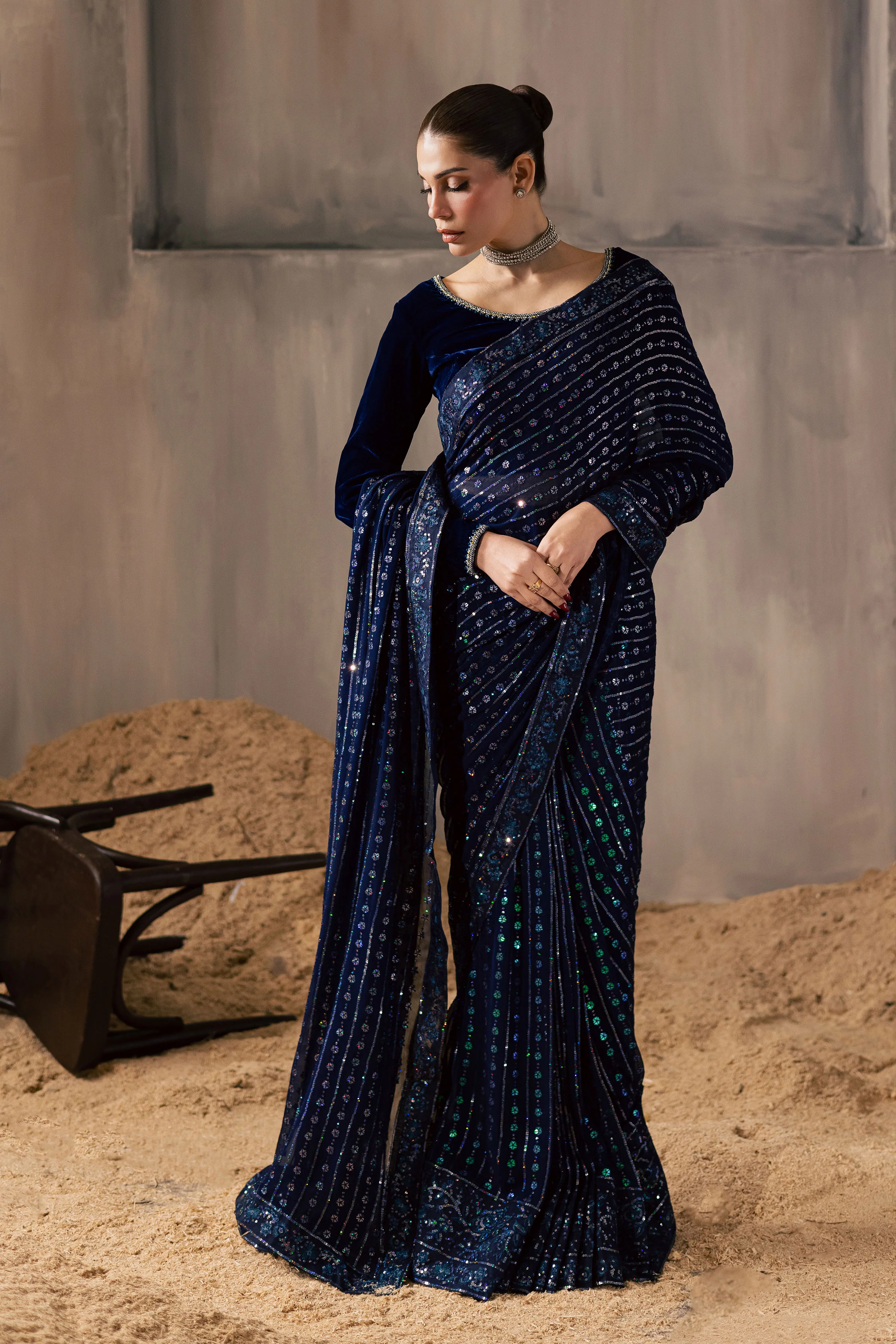 Dew Drop 3Pc - Velvet Luxe Pret - Image 3