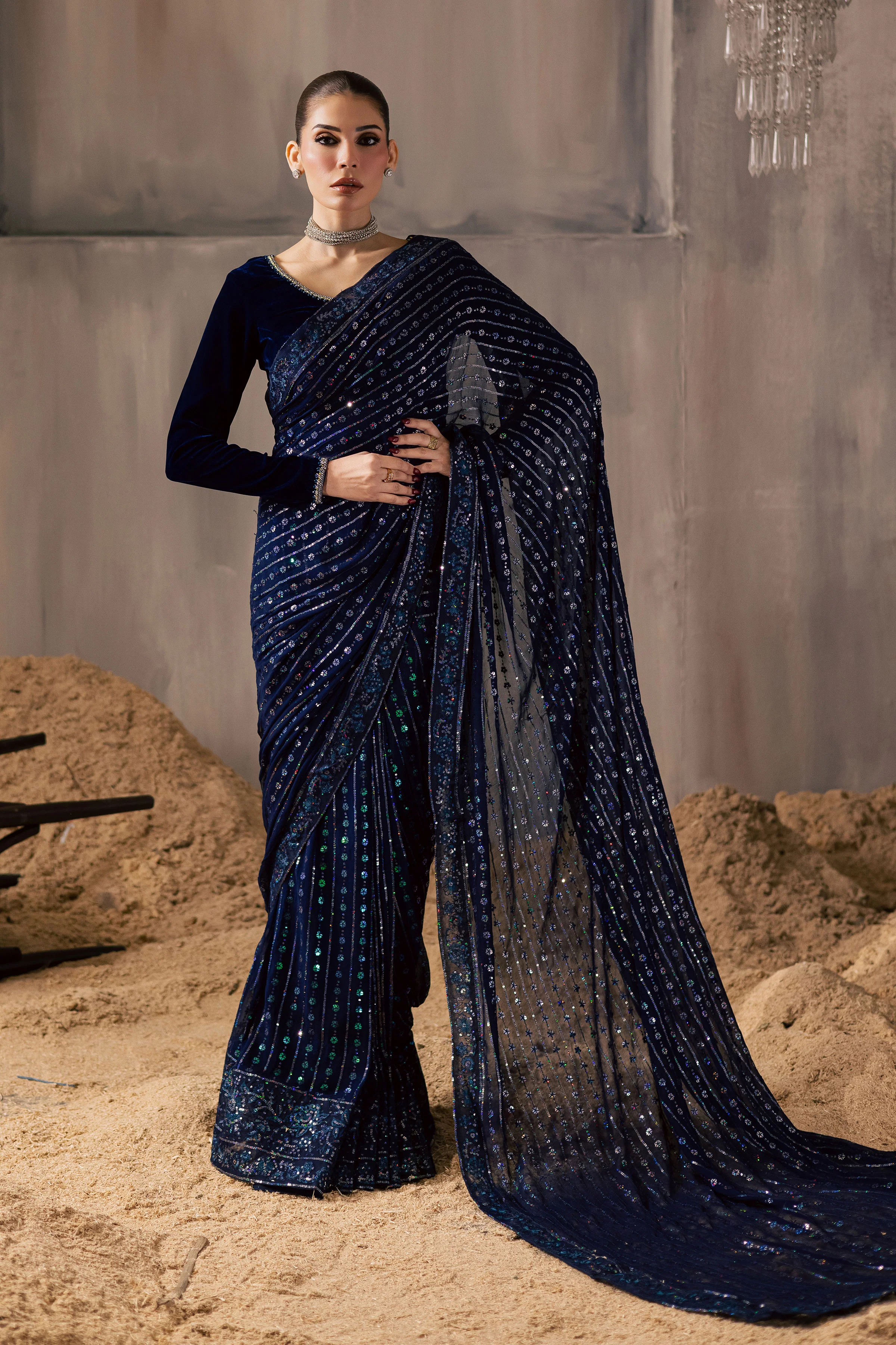 Dew Drop 3Pc - Velvet Luxe Pret - Image 5