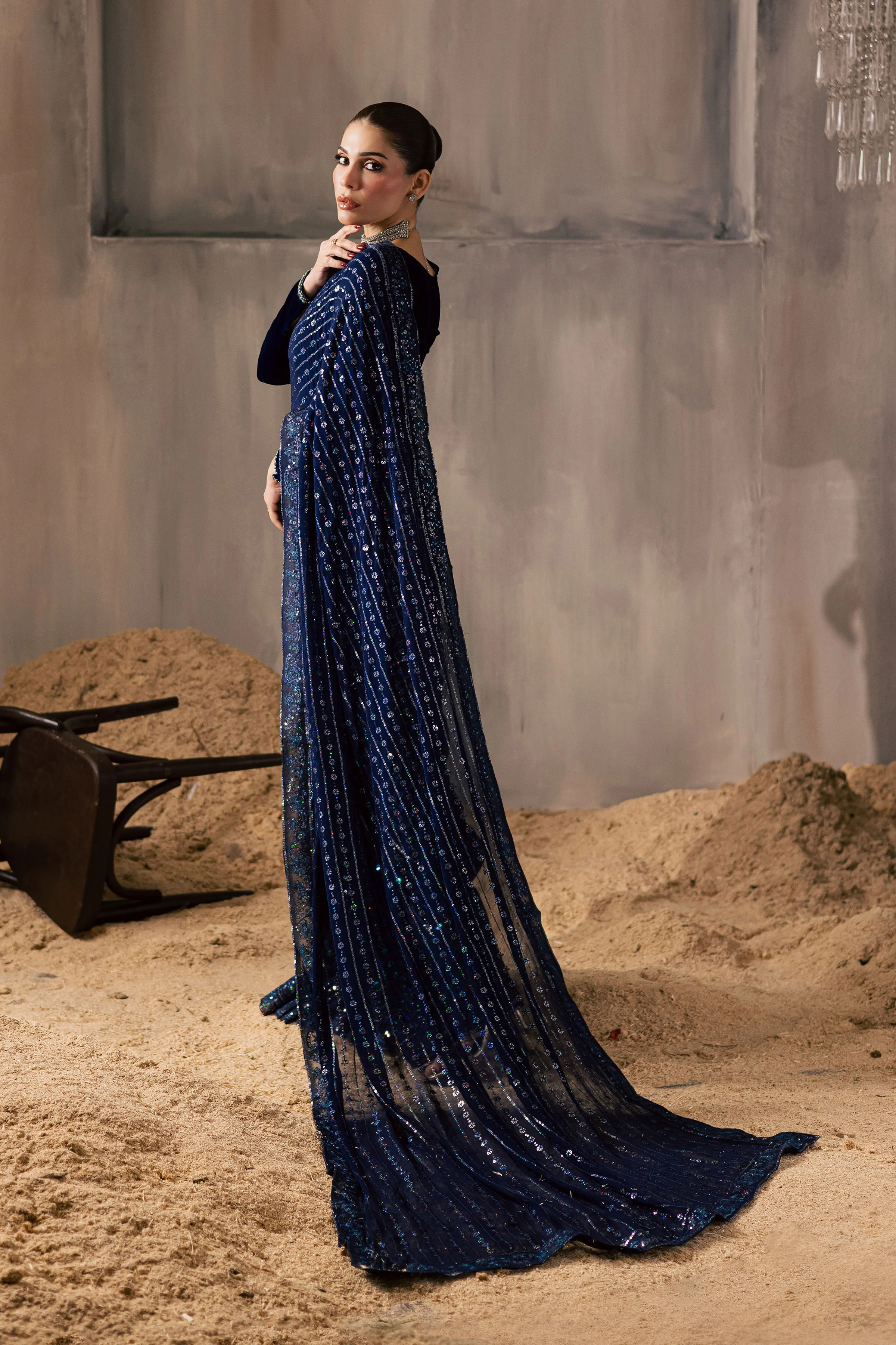Dew Drop 3Pc - Velvet Luxe Pret - Image 8