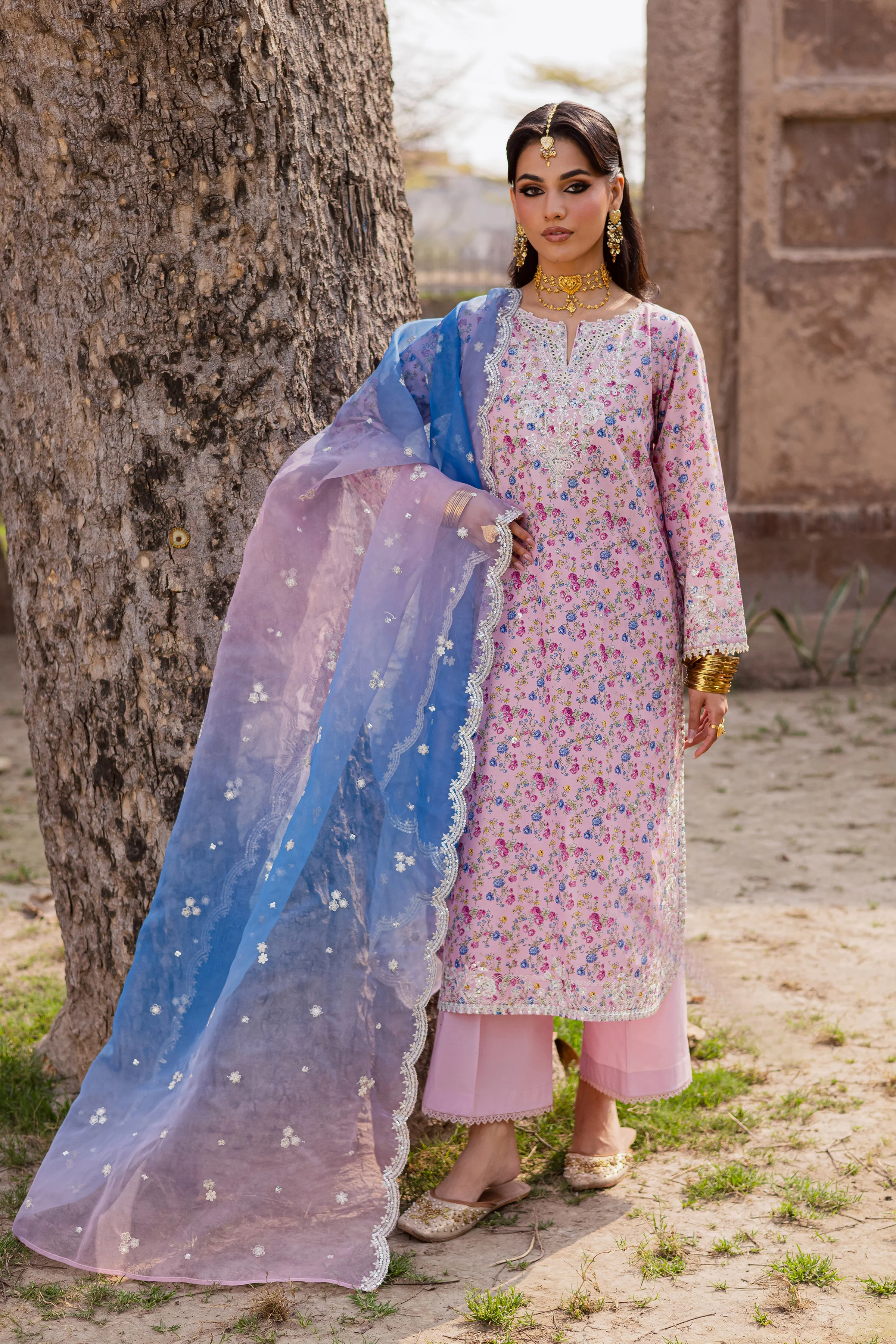 Dune 3Pc - Festive Eid Prints - Image 6