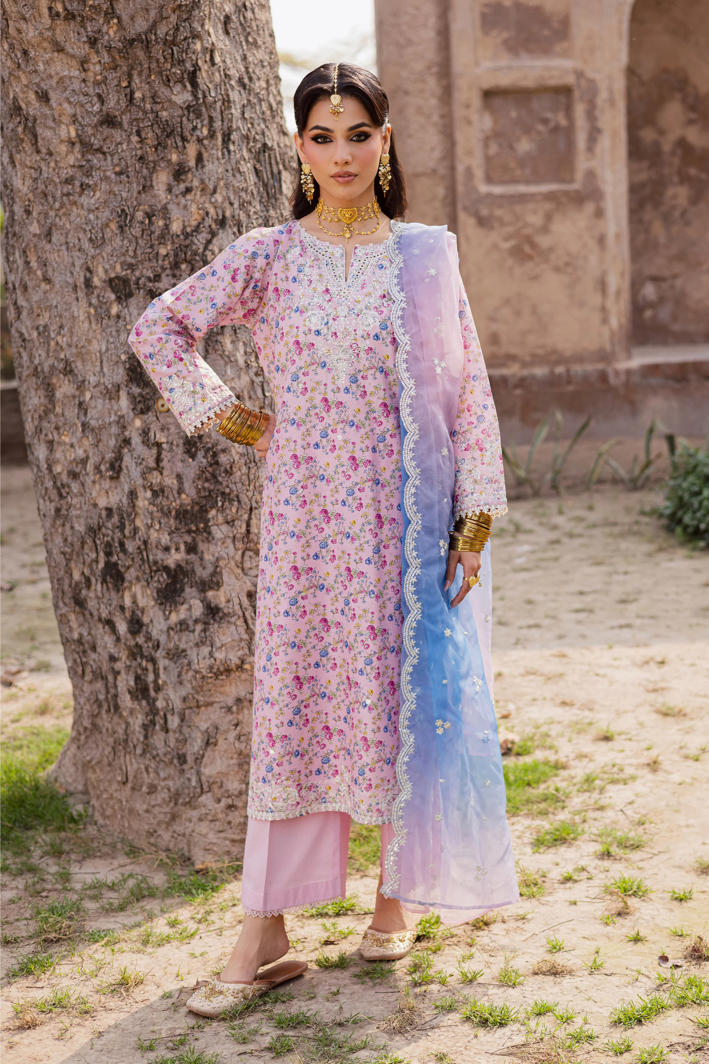 Dune 3Pc - Festive Eid Prints - Image 5