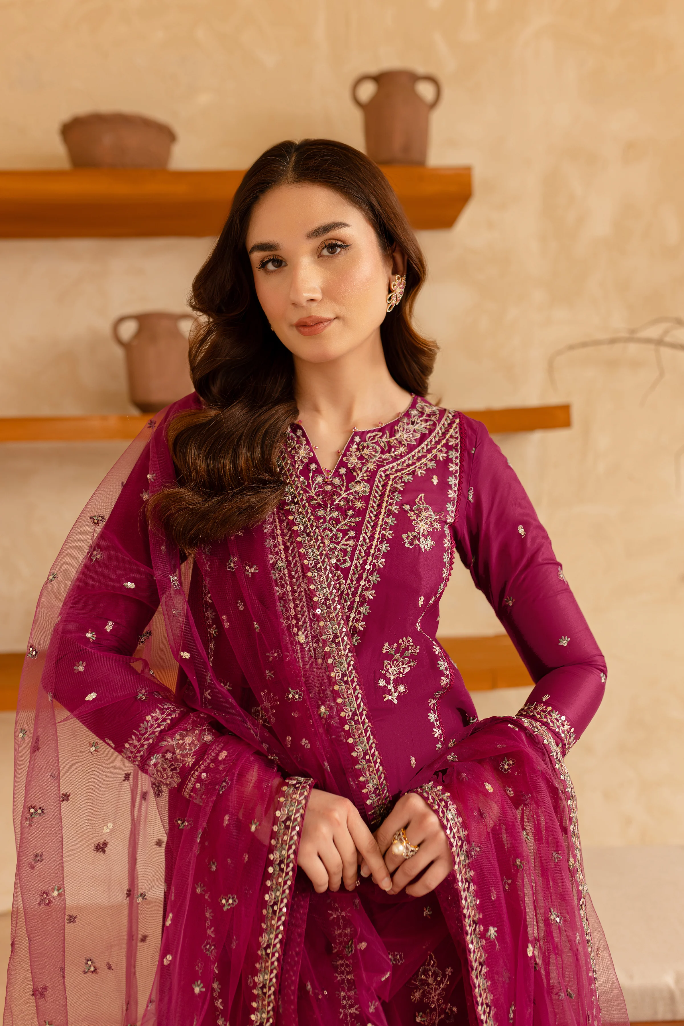 Ehaad 3Pc - Embroidered Lawn Dress - Image 3