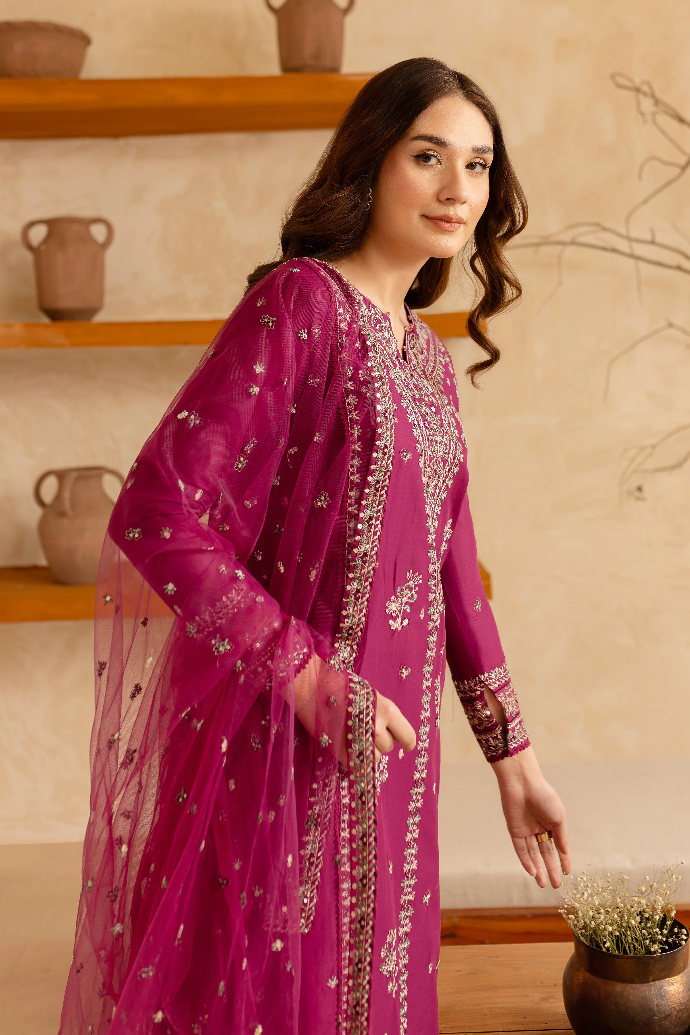 Ehaad 3Pc - Embroidered Lawn Dress - Image 5