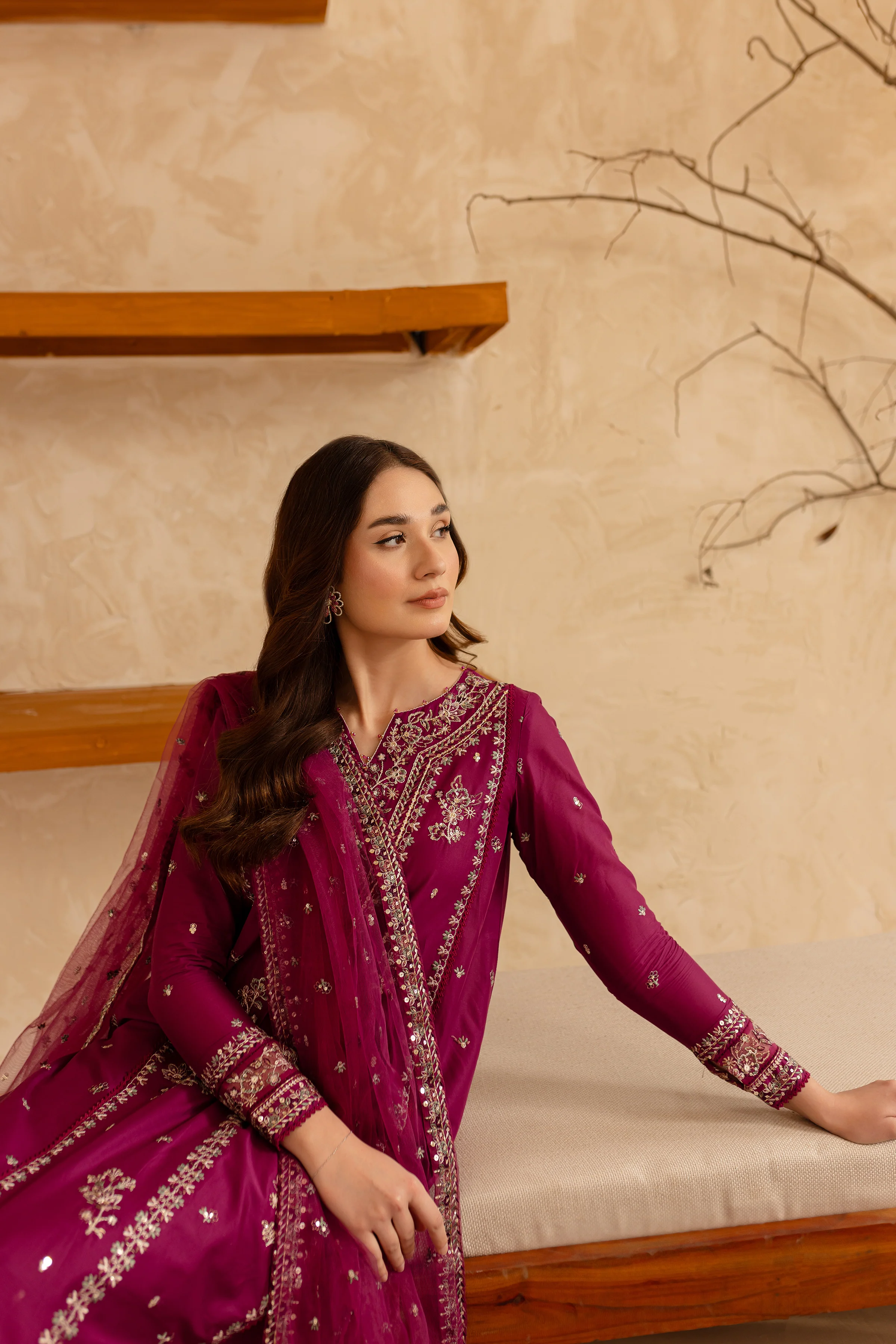 Ehaad 3Pc - Embroidered Lawn Dress - Image 7