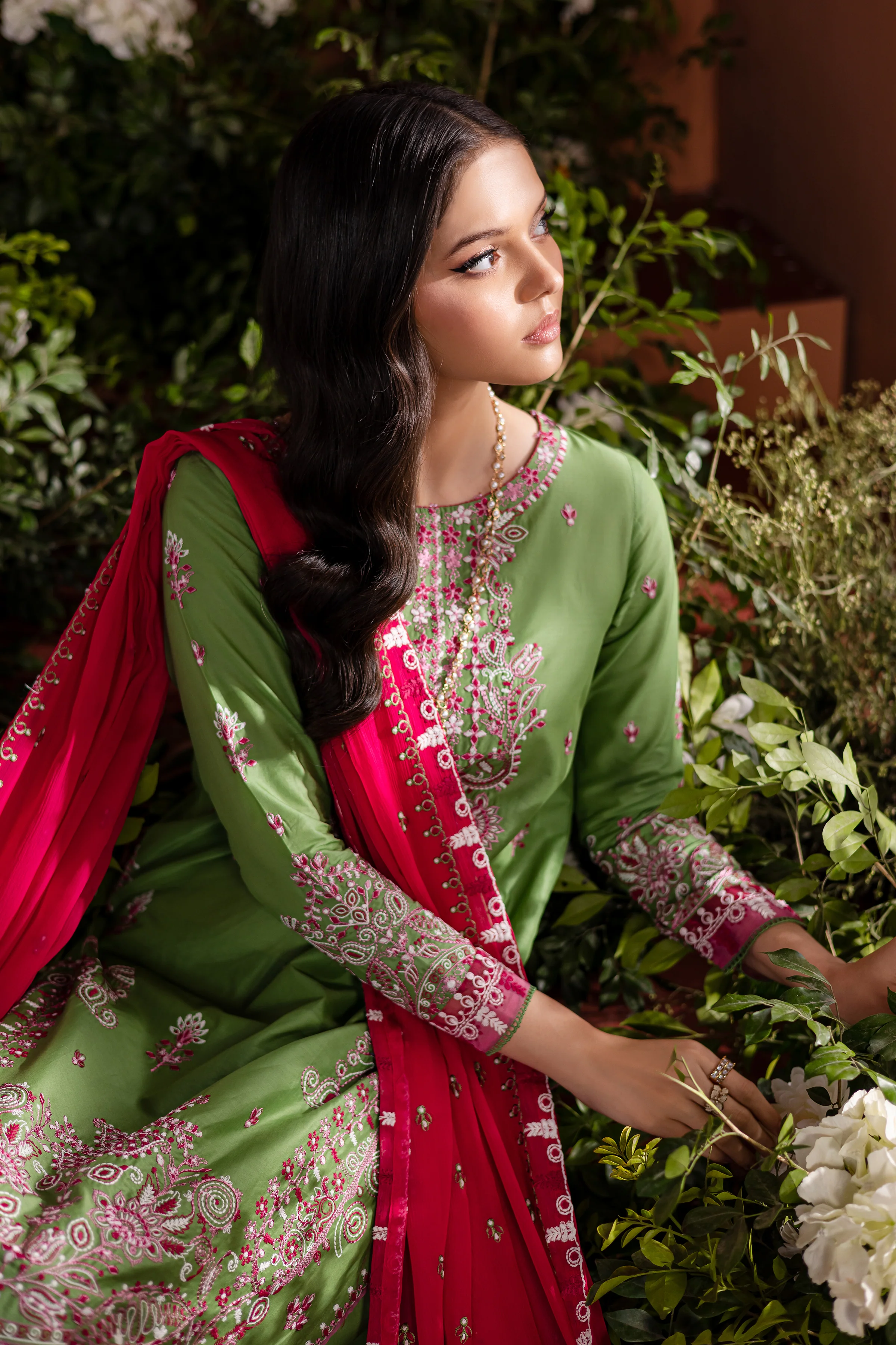 Eirs 3Pc - Embroidered Lawn Dress - Image 6