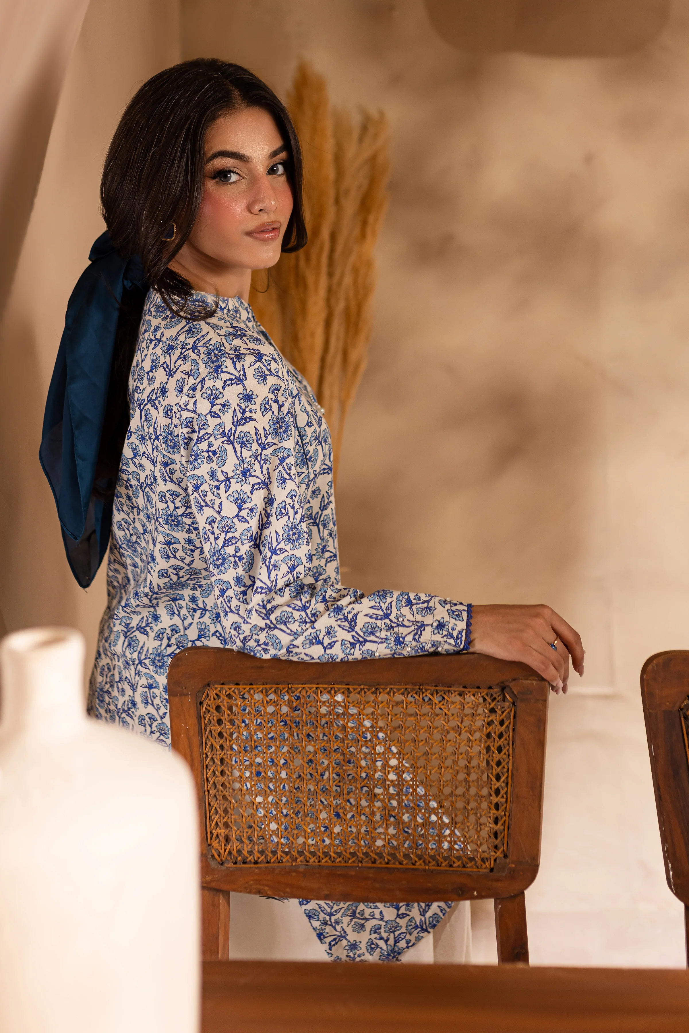 Elara 2Pc - Printed Khaddar Dress - Image 6