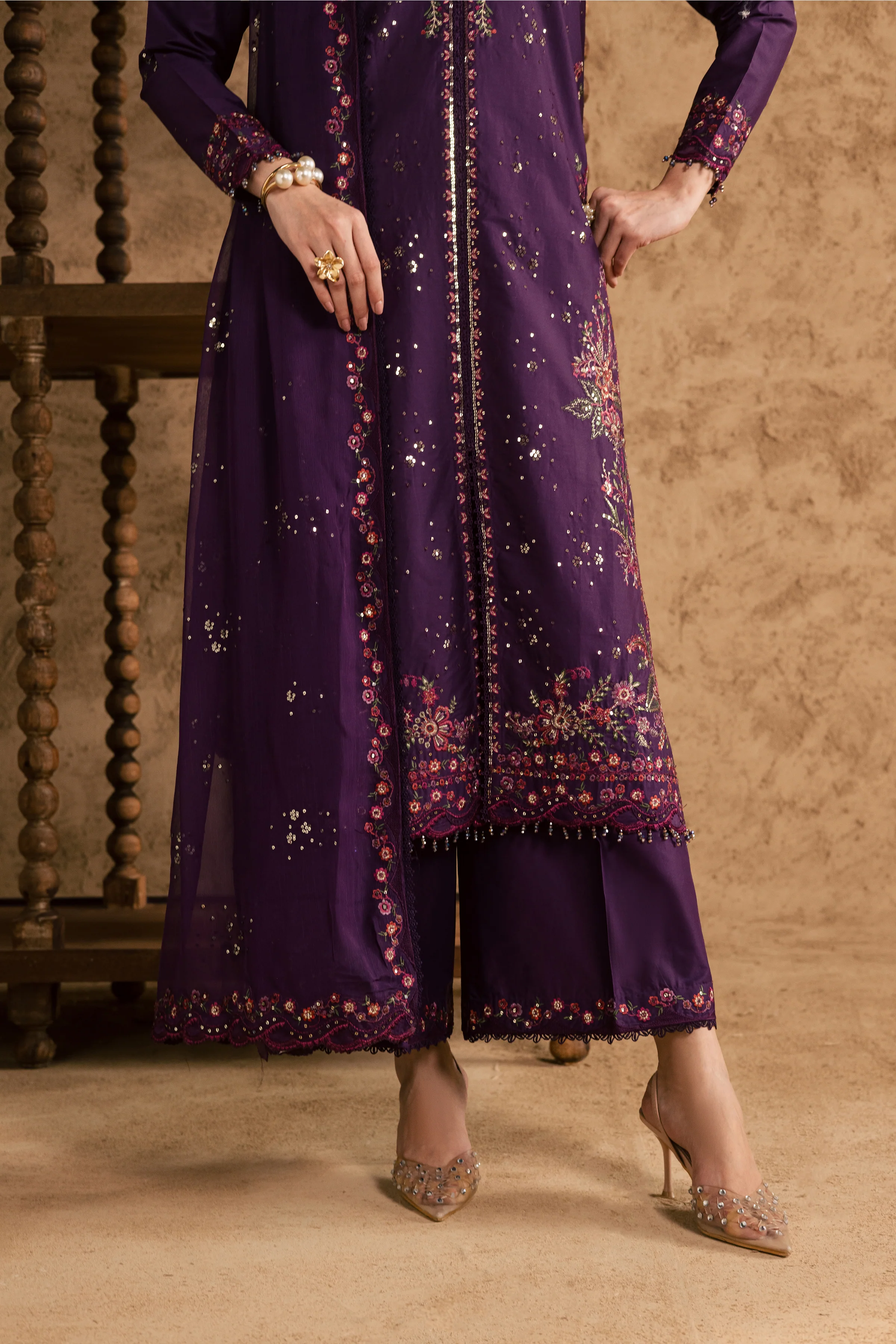 Elaya 3Pc - Festive Eid Pret - Image 11