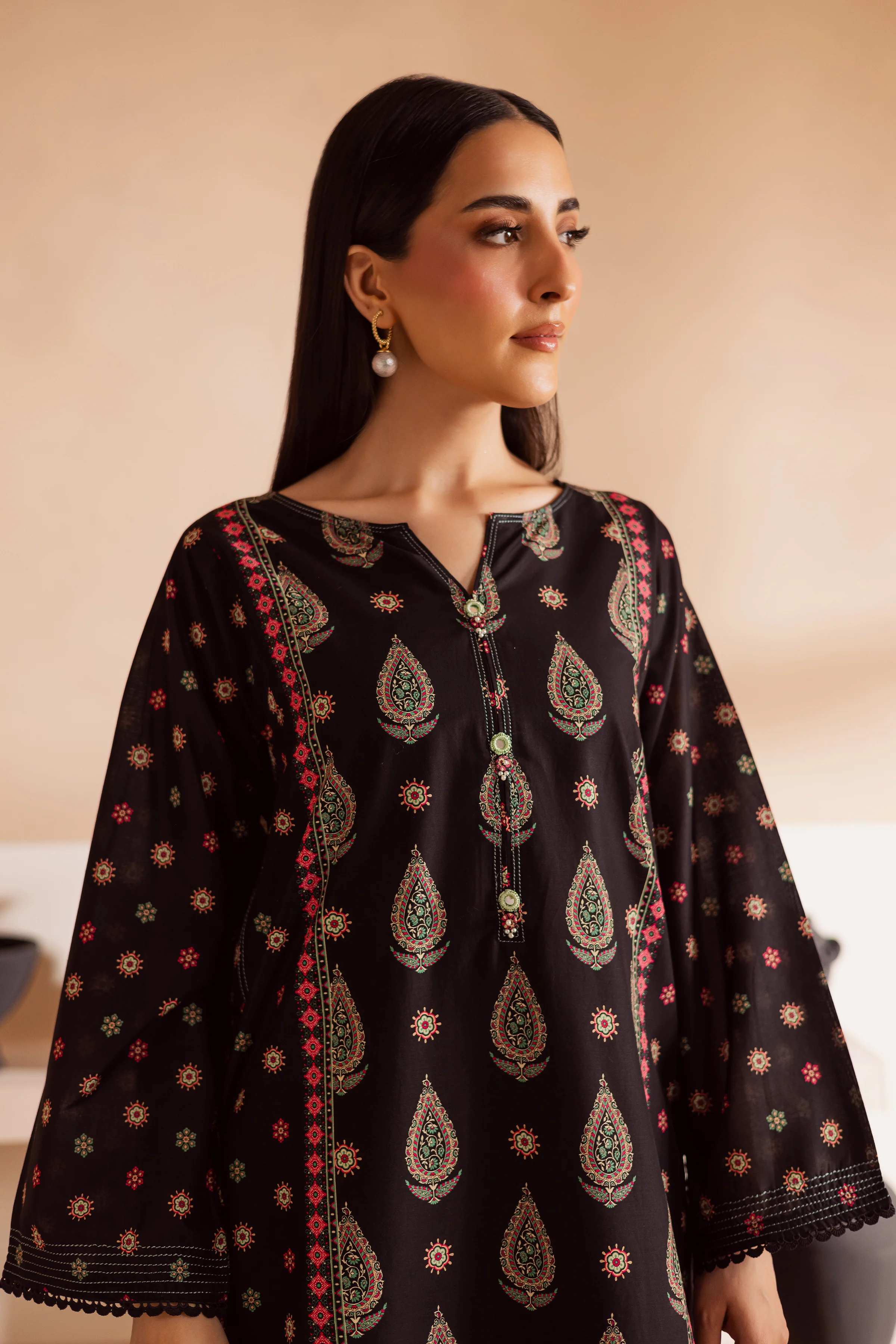 Elia 2Pc - Printed Lawn Dress - Image 2