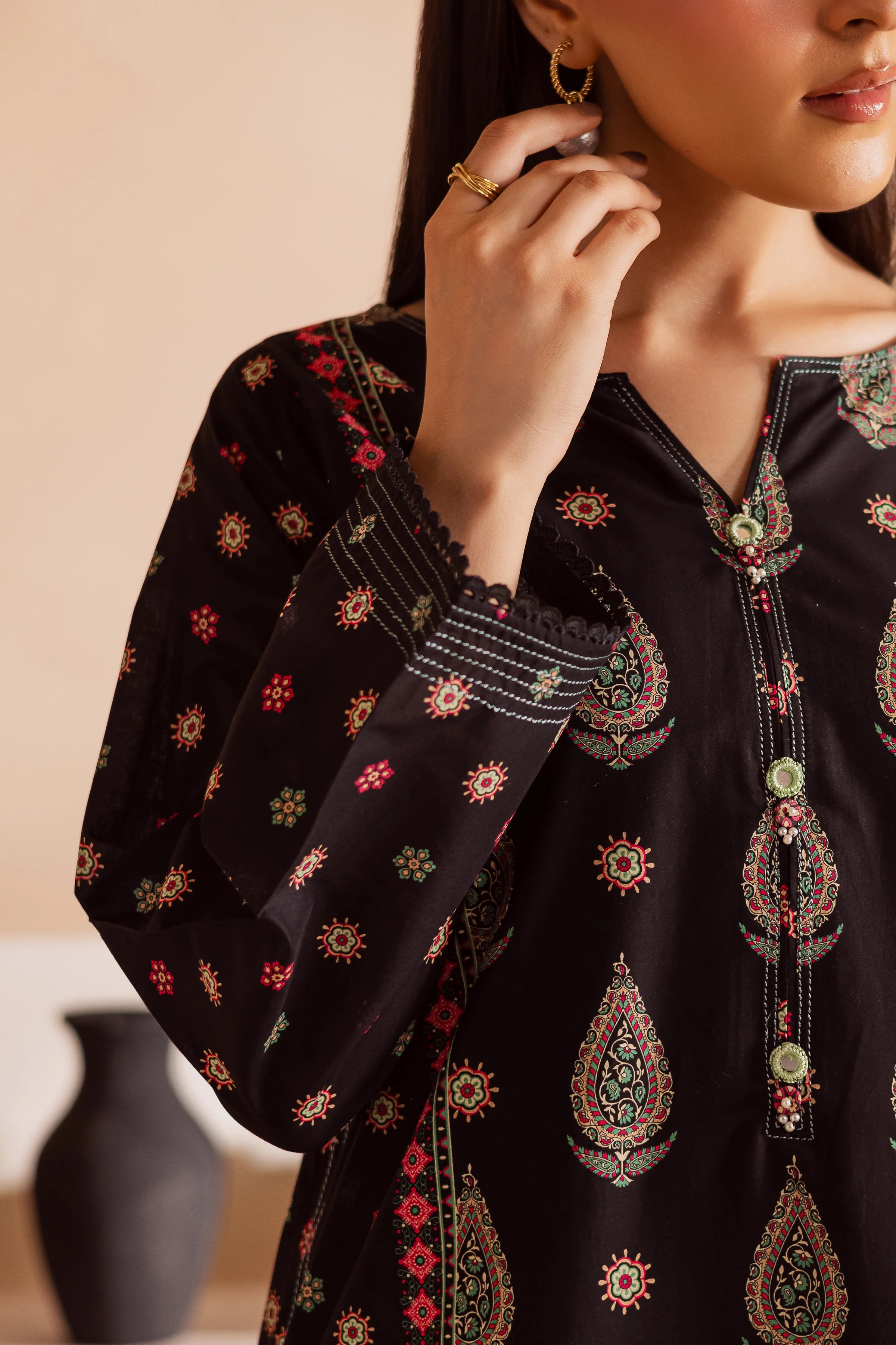 Elia 2Pc - Printed Lawn Dress - Image 6