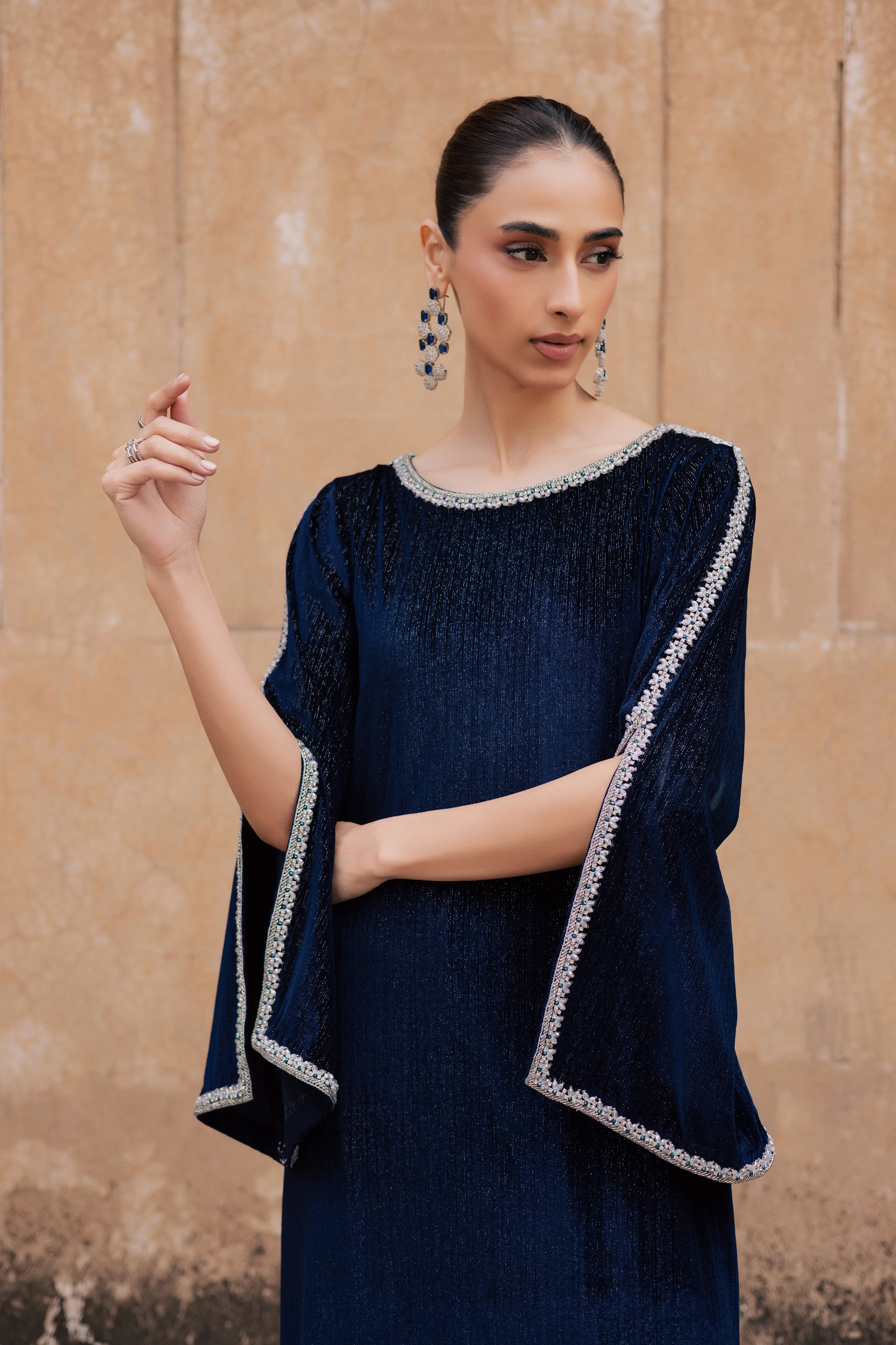 Ellia 2Pc - Velvet Formal Dress - Image 2