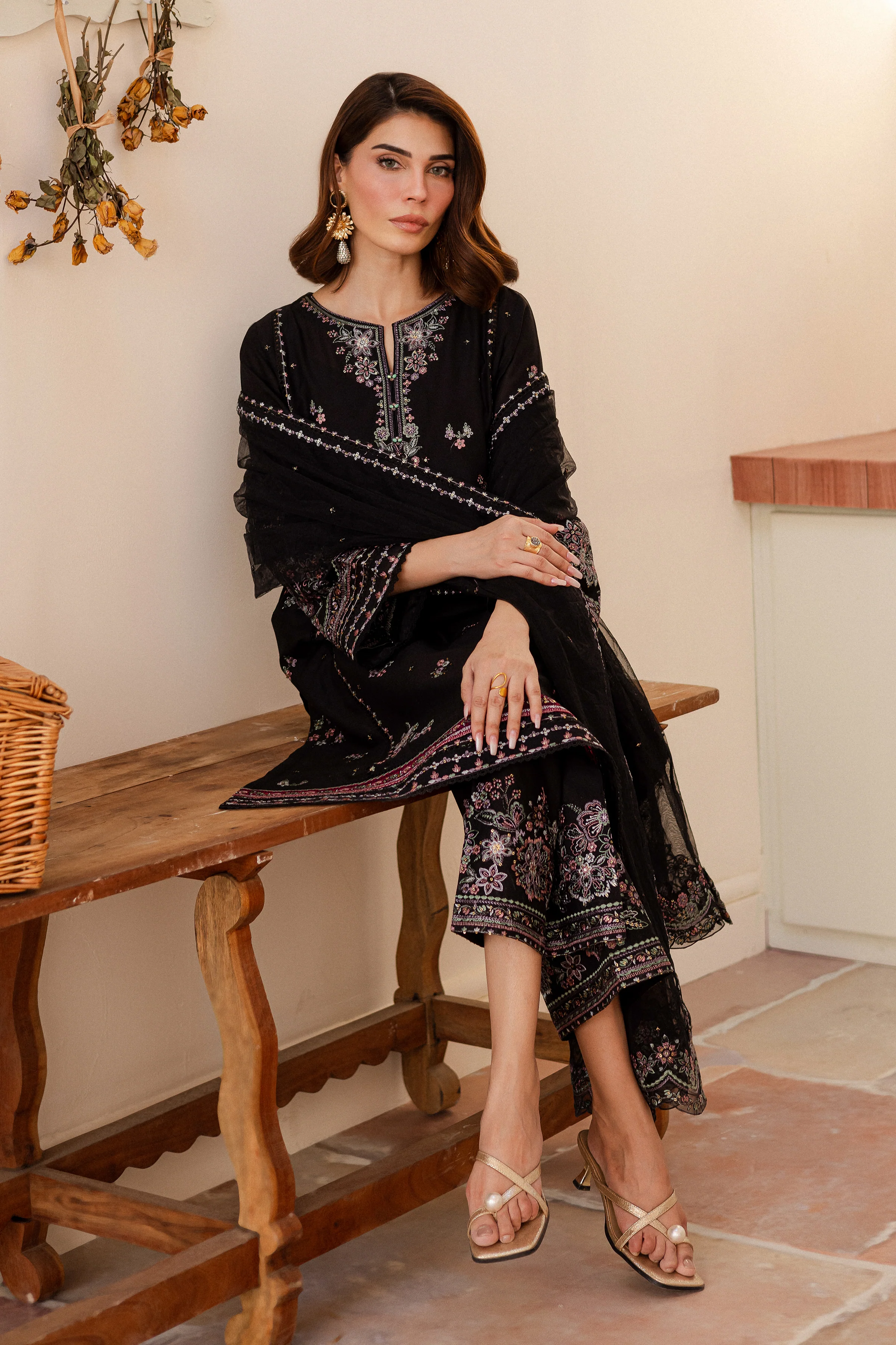 Elmira 3Pc - Embroidered Lawn Dress - Image 4
