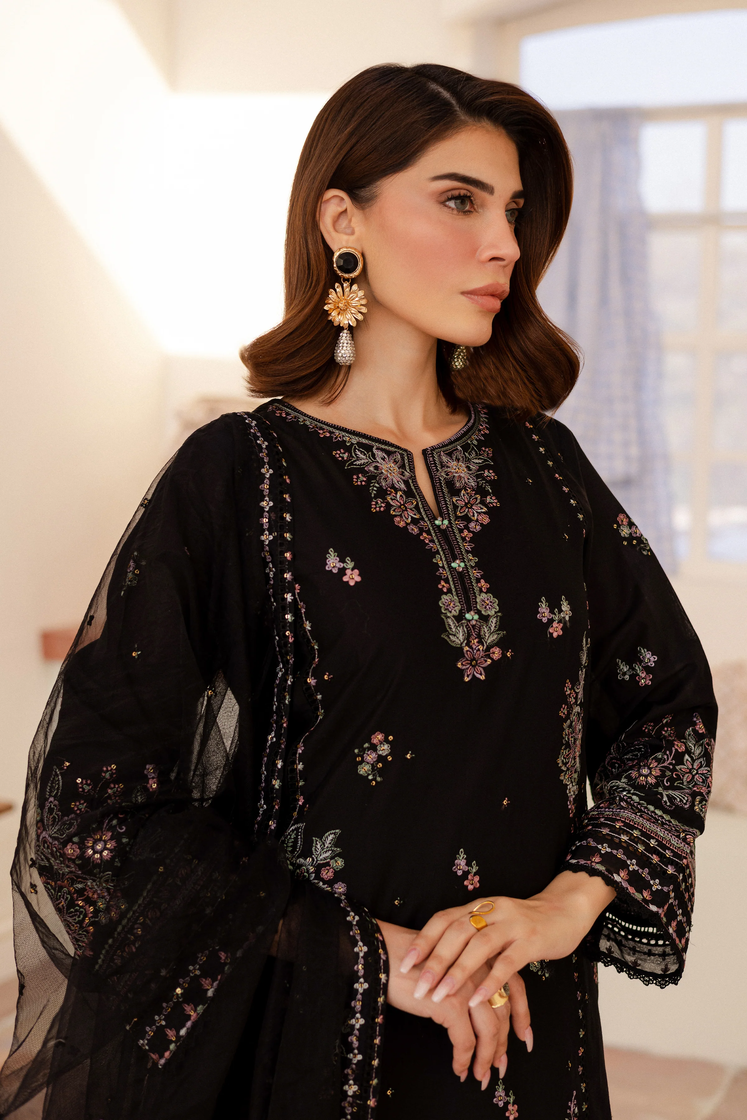 Elmira 3Pc - Embroidered Lawn Dress - Image 6