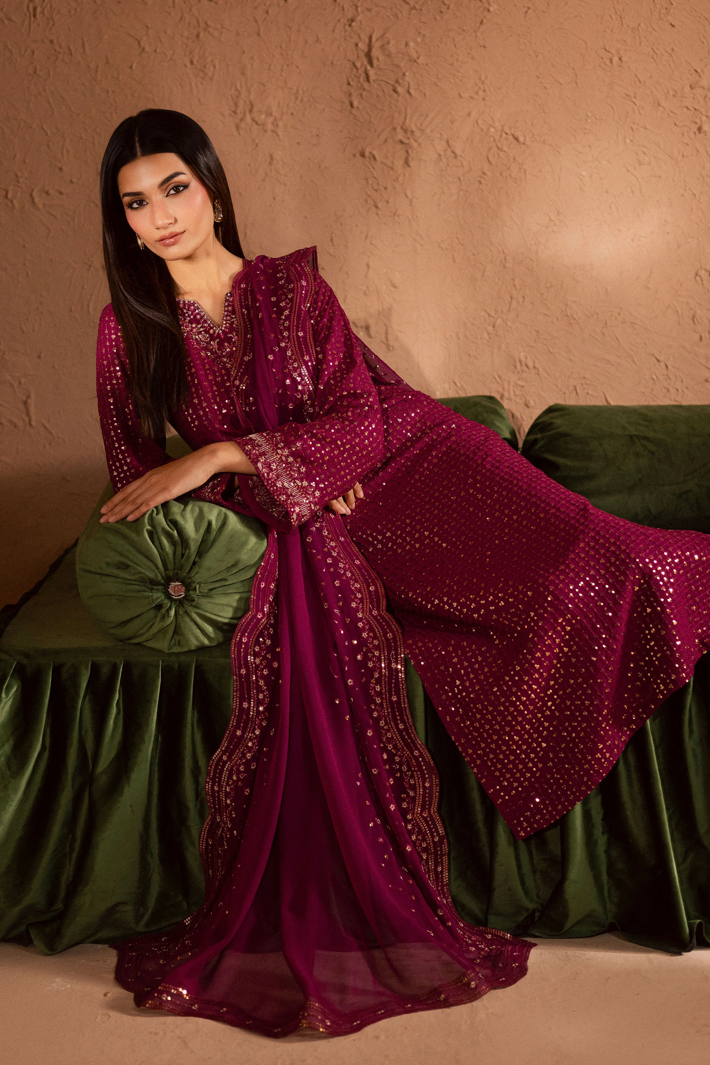 Elva 3Pc- Festive Luxe Pret - Image 3