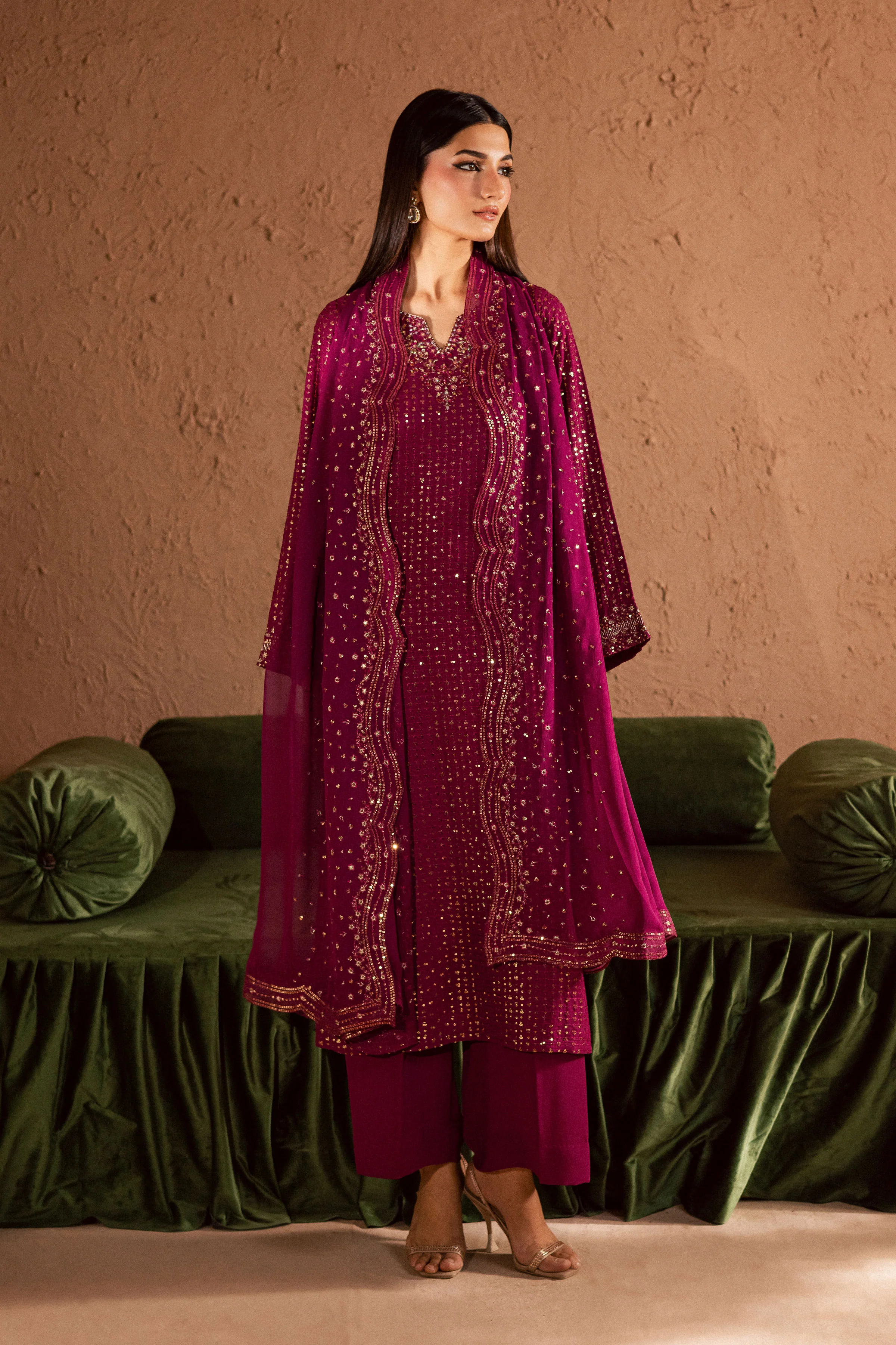 Elva 3Pc- Festive Luxe Pret - Image 4