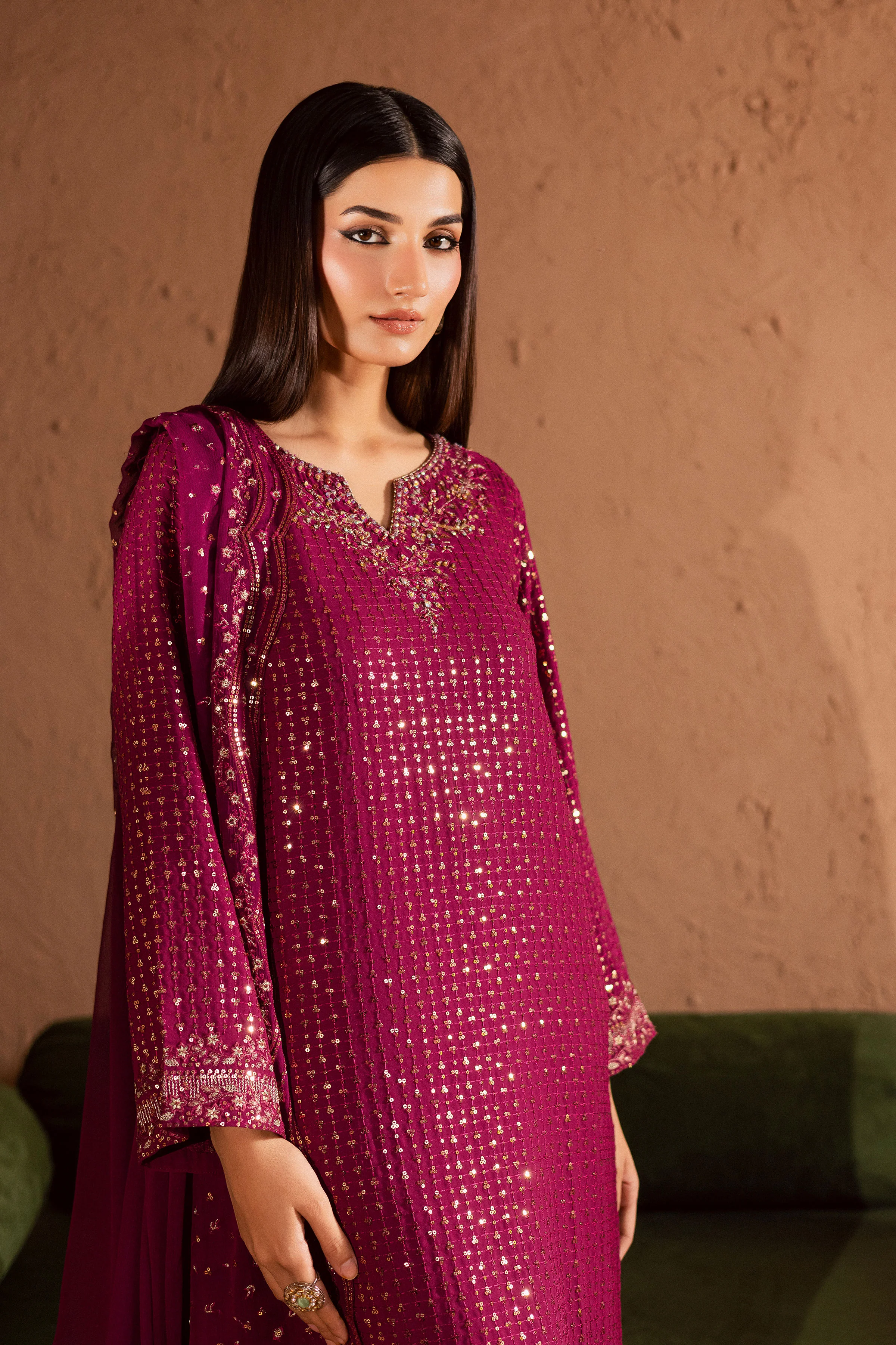 Elva 3Pc- Festive Luxe Pret - Image 6